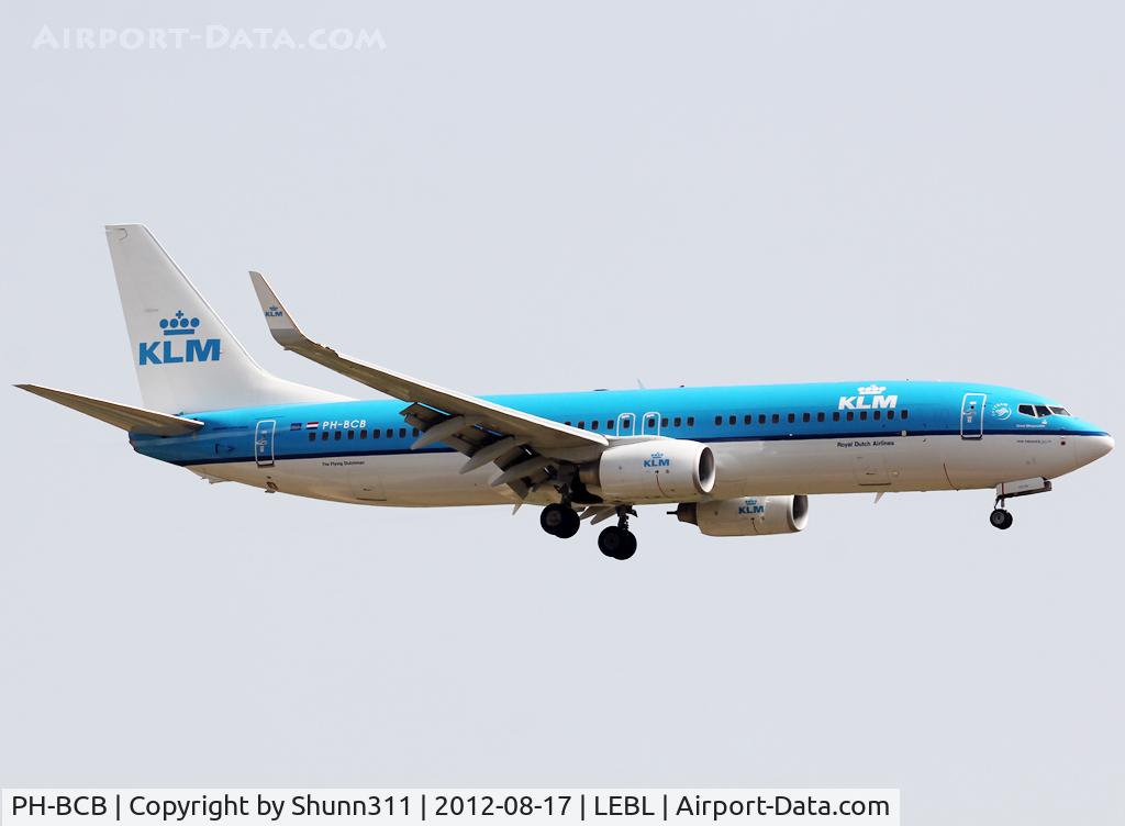 PH-BCB, 2011 Boeing 737-8K2 C/N 39443, Landing rwy 25R