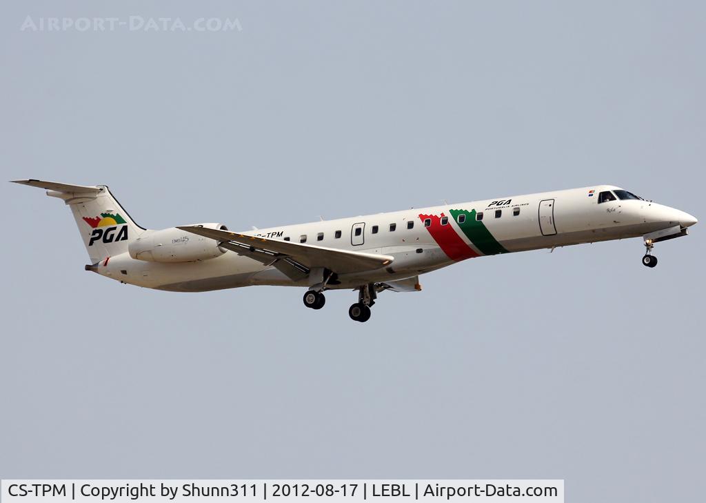 CS-TPM, 1998 Embraer EMB-145EP (ERJ-145EP) C/N 145095, Landing rwy 25R