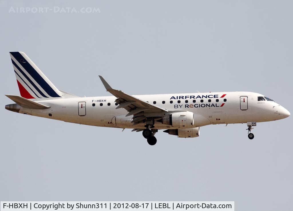 F-HBXH, 2010 Embraer 170ST (ERJ-170-100ST) C/N 17000307, Landing rwy 25R in new Air France c/s