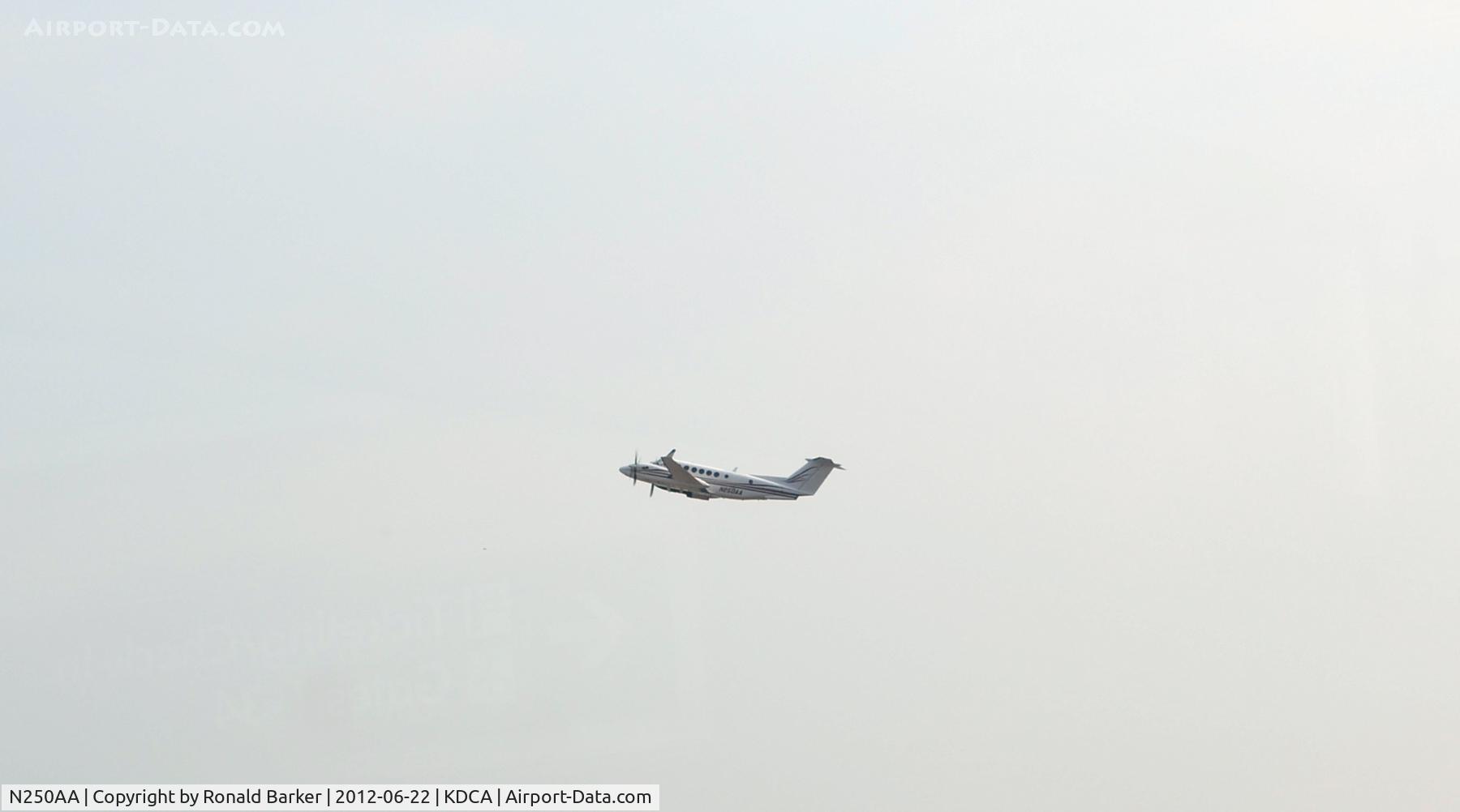 N250AA, 2008 Hawker Beechcraft Corp B300C King Air C/N FM-25, Takeoff DCA