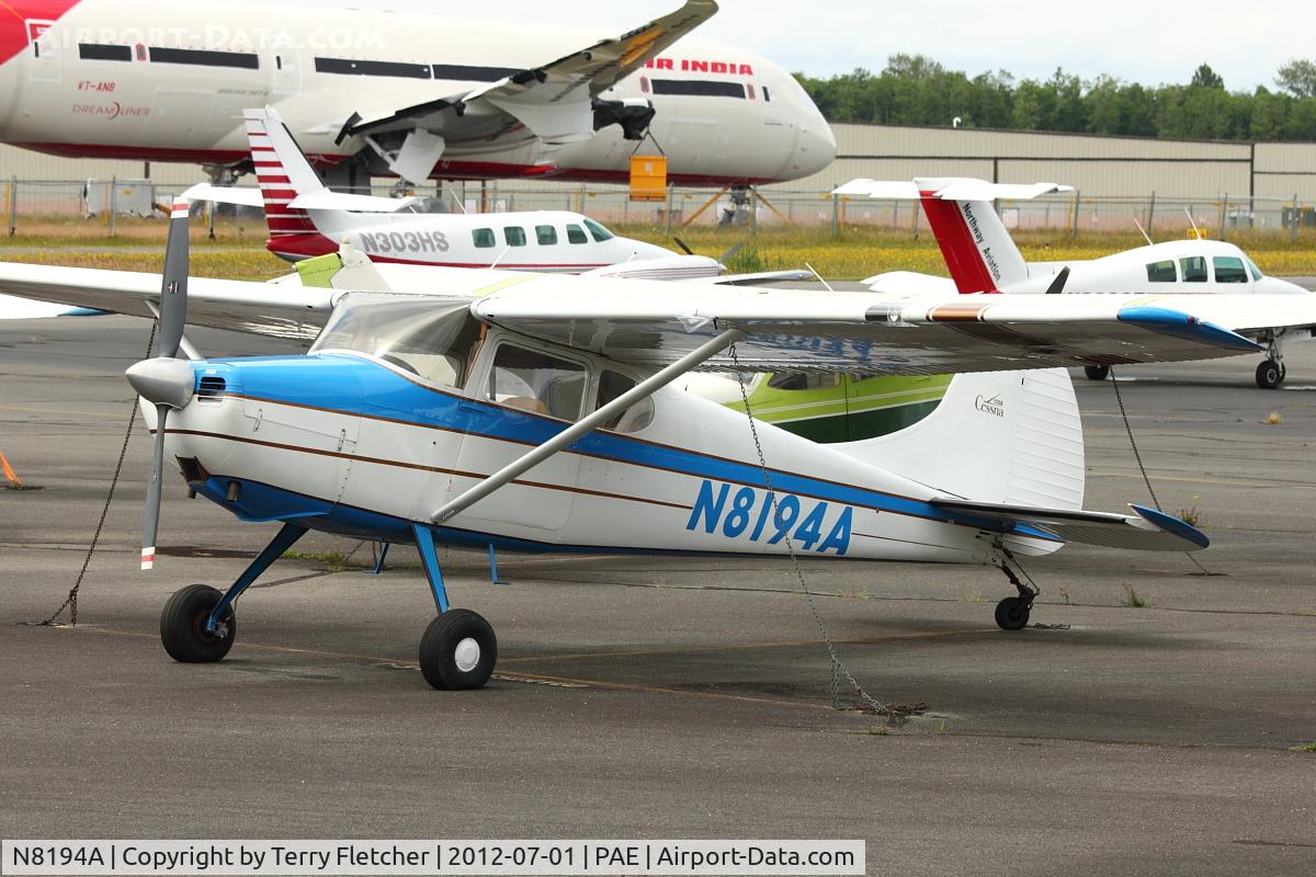 N8194A, 1952 Cessna 170B C/N 25046, 1952 Cessna 170B, c/n: 25046 at Paine Field