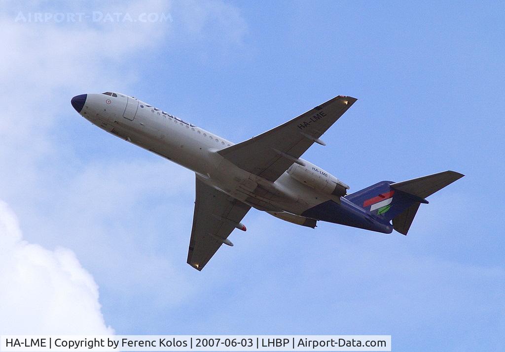 HA-LME, 1996 Fokker 70 (F-28-0070) C/N 11575, Ferihegy
