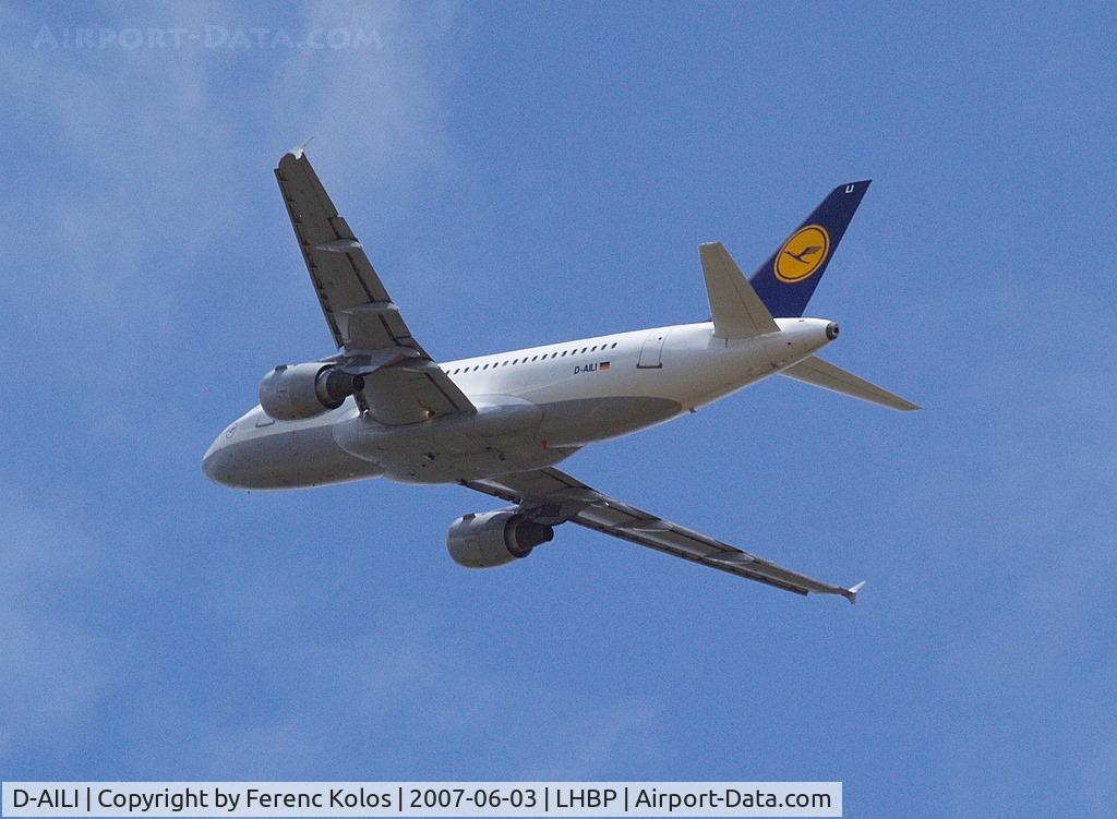 D-AILI, 1997 Airbus A319-114 C/N 651, Ferihegy