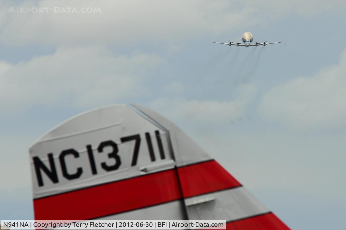 N941NA, Aero Spacelines 377SGT-F Super Guppy Turbine C/N 0004, NASA Guppy ,  Airbus 377SGT-F, c/n: 4 , on approach to BFI