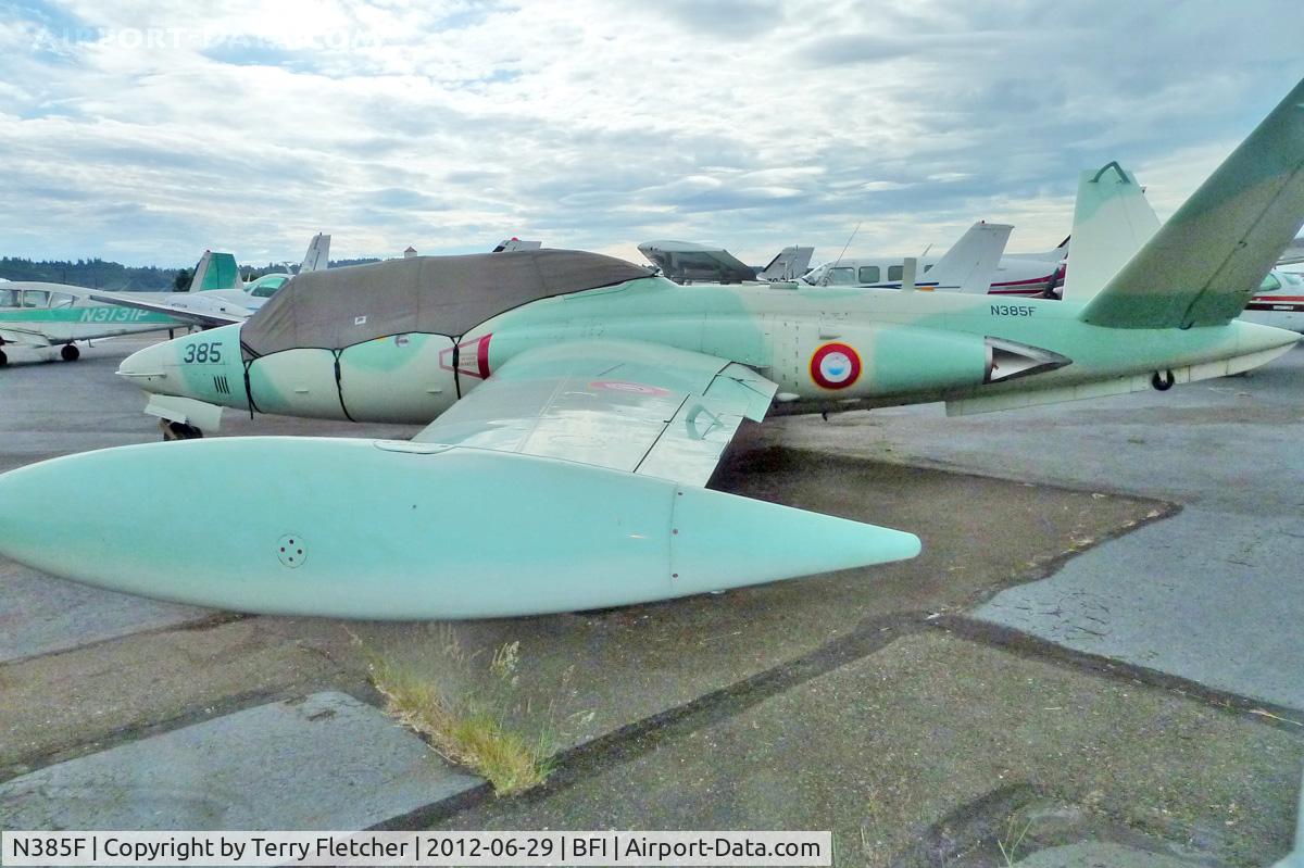 N385F, 1963 Fouga CM-170 Magister C/N 385, 1963 Fouga CM 170 MAGISTER, c/n: 385 at BFI