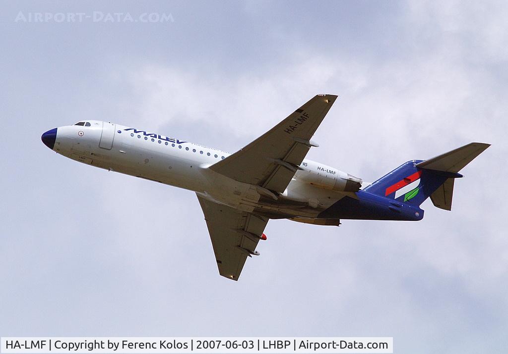 HA-LMF, 1996 Fokker 70 (F-28-0070) C/N 11571, Ferihegy