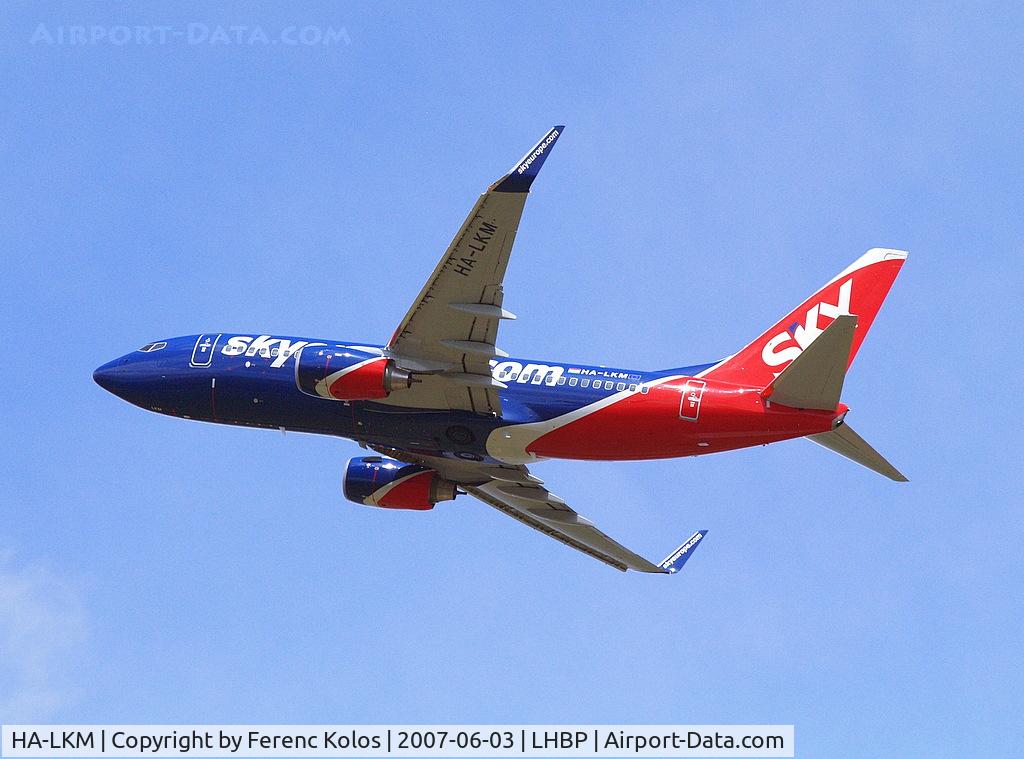 HA-LKM, 2007 Boeing 737-76N C/N 34758, Ferihegy