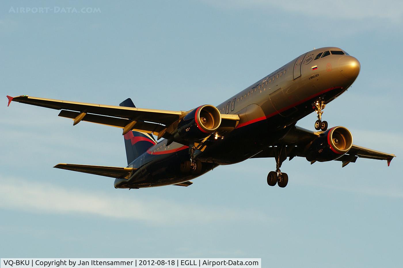 VQ-BKU, 2011 Airbus A320-214 C/N 4835, VQ-BKU @ EGLL