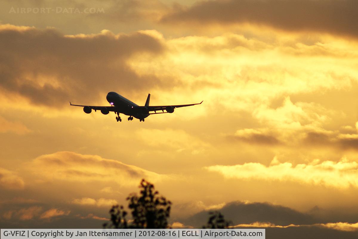 G-VFIZ, 2006 Airbus A340-642 C/N 764, G-VFIZ @ EGLL
