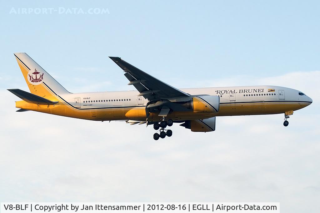 V8-BLF, 2001 Boeing 777-212/ER C/N 30869, V8-BLF @ EGLL