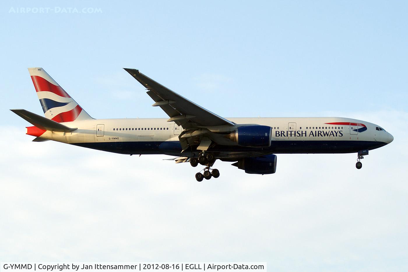 G-YMMD, 2000 Boeing 777-236 C/N 30305, G-YMMD Q EGLL