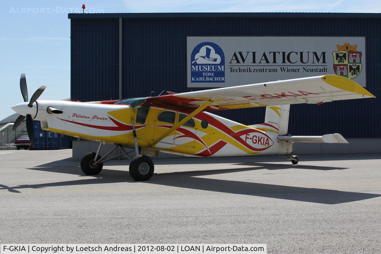 F-GKIA, 1968 Pilatus PC-6/B2-H2 Turbo Porter C/N 689, Porter at LOAN Airport