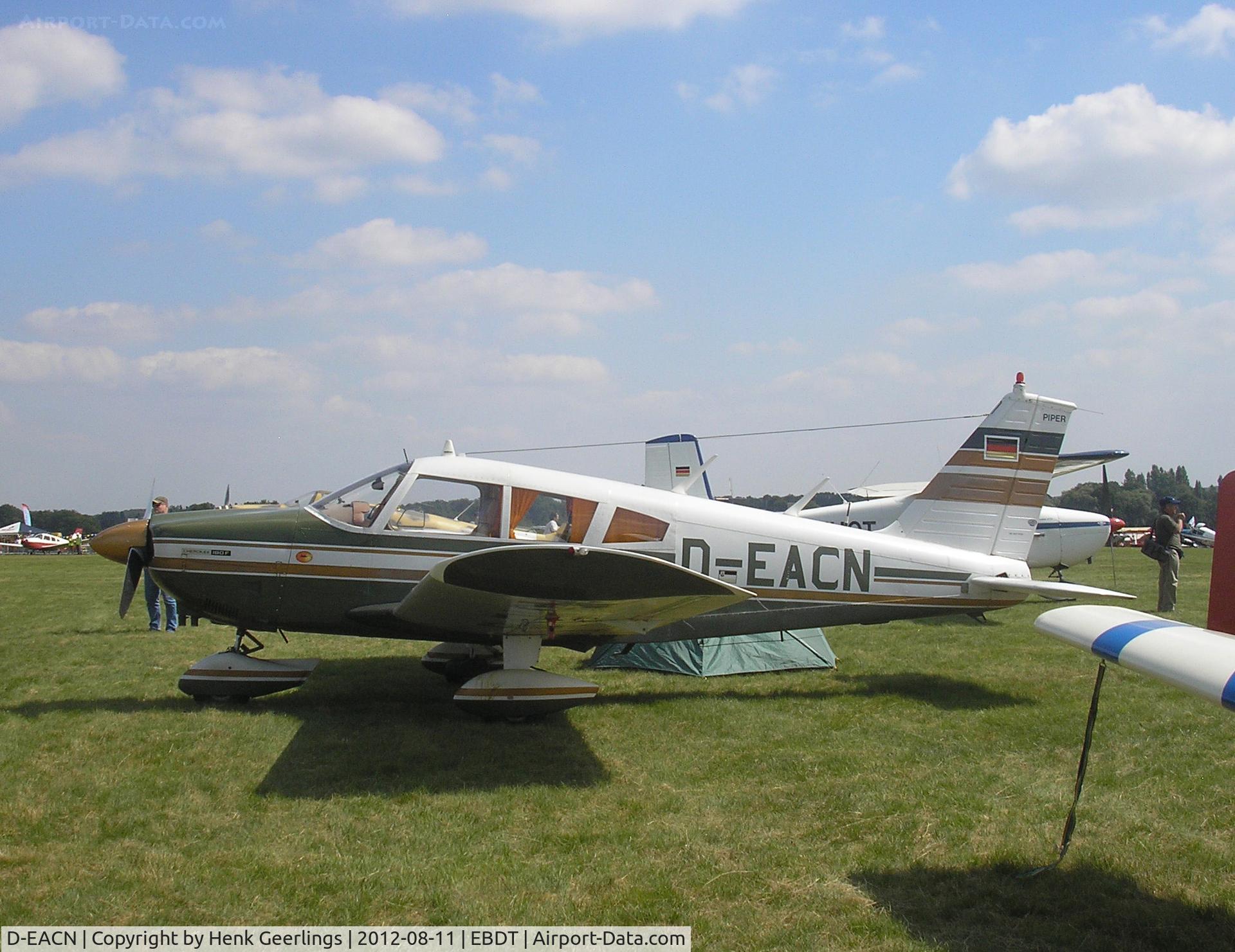 D-EACN, 1970 Piper PA-28-180 Cherokee F C/N 28-7105041, Oldtimer Fly In Schaffen Diest  , Belgium ,  August 2012