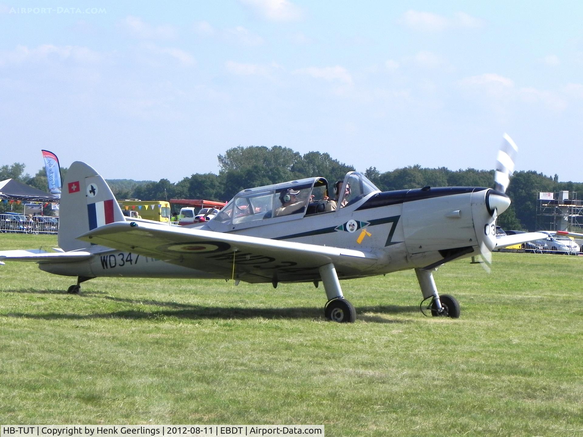 HB-TUT, 1951 De Havilland DHC-1 Chipmunk T.10 C/N C1/0284, Oldtimer Fly In Schaffen Diest  , Belgium ,  August 2012