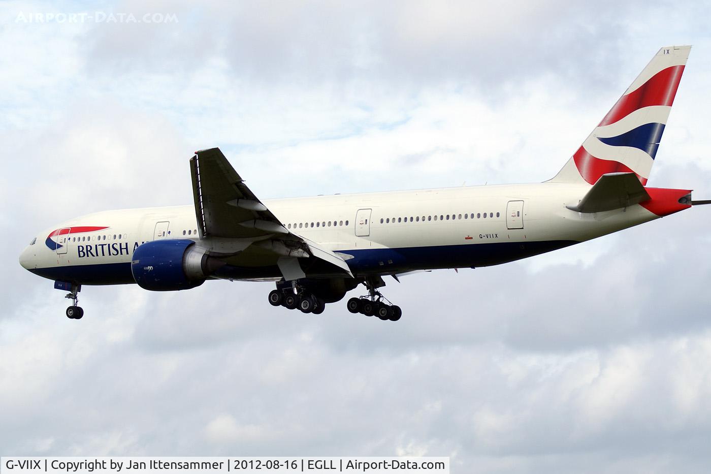 G-VIIX, 1999 Boeing 777-236 C/N 29966, G-VIIX @ EGLL