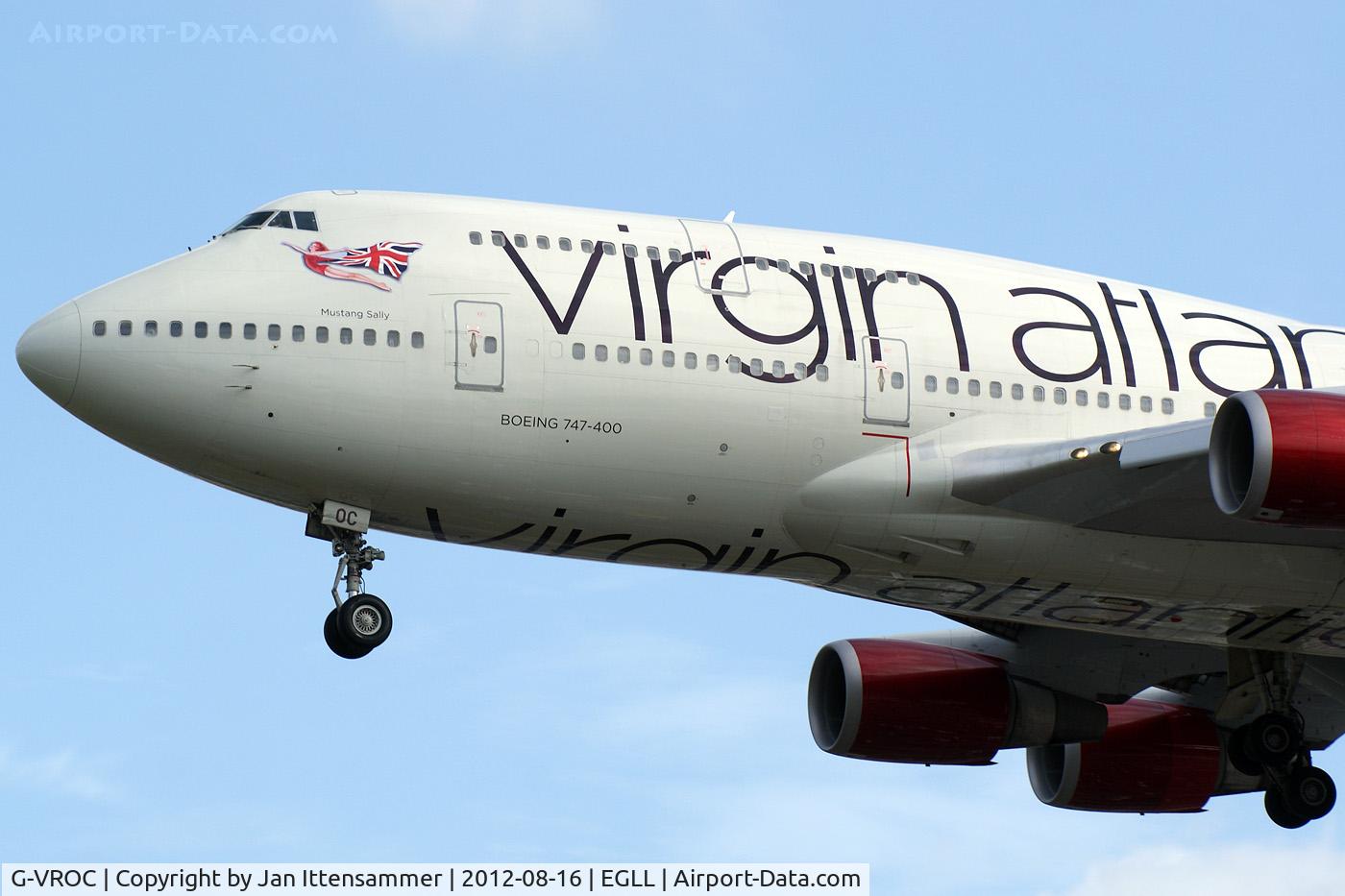 G-VROC, 2003 Boeing 747-41R C/N 32746, G-VROC Q EGLL