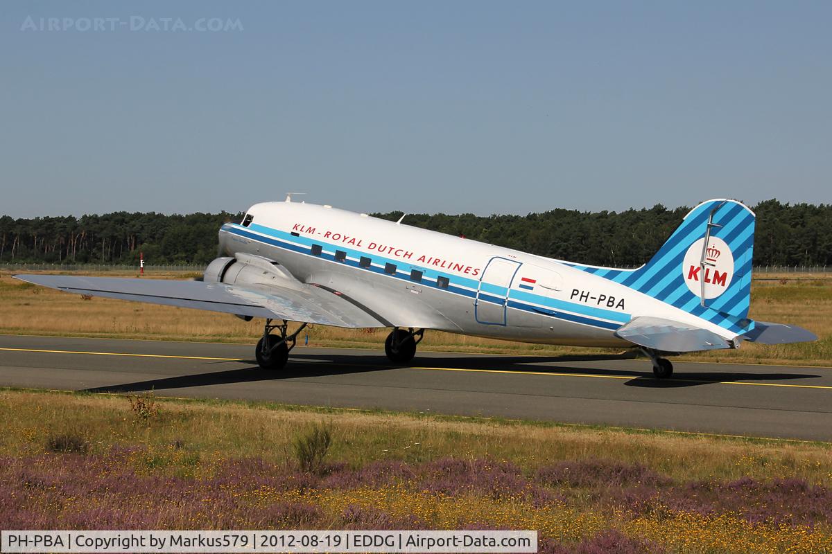 PH-PBA, 1943 Douglas DC-3C-S1C3G (C-47A-75-DL) C/N 19434, Nice old lady at FMO
