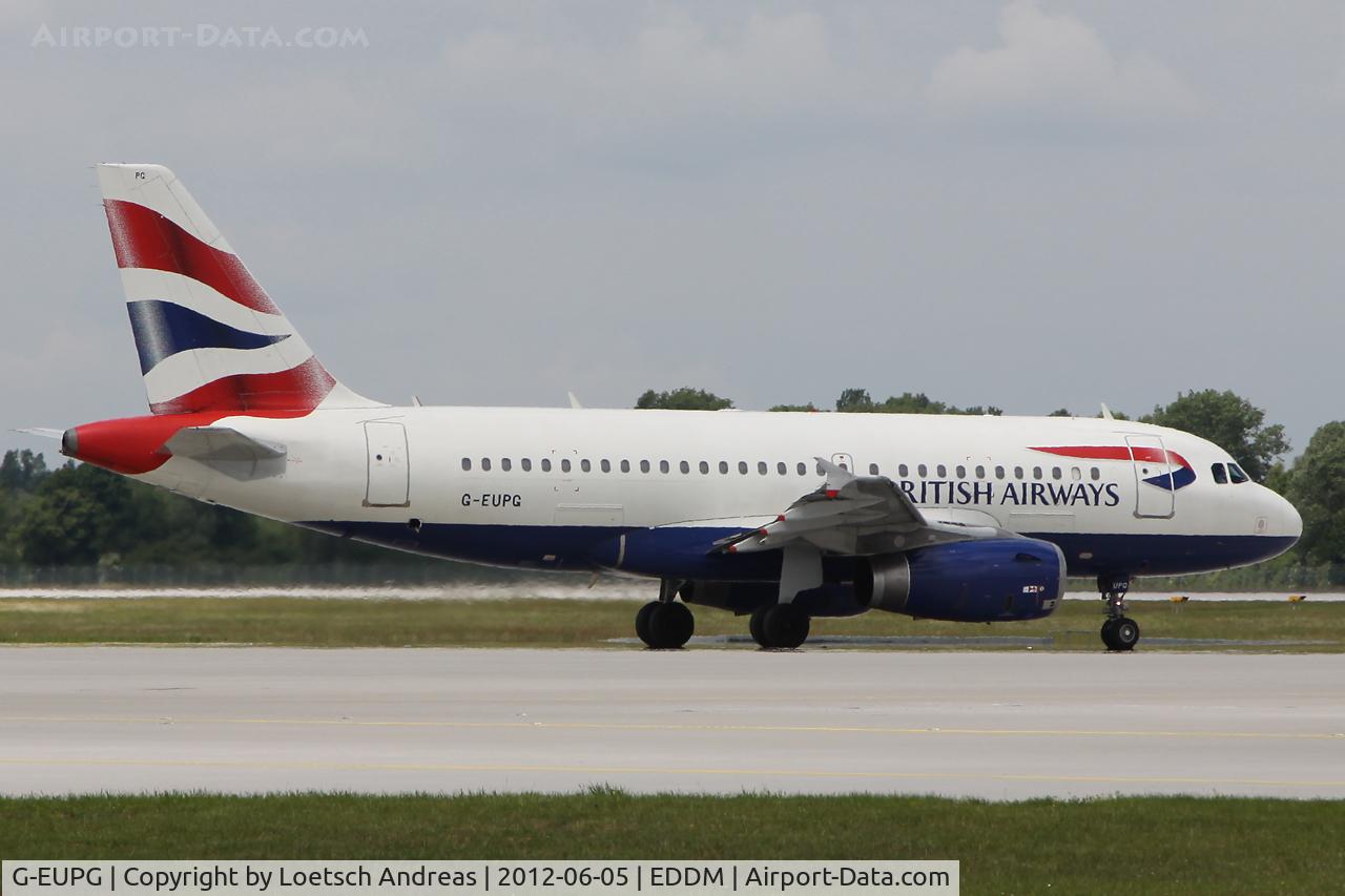G-EUPG, 2000 Airbus A319-131 C/N 1222, Speedbird