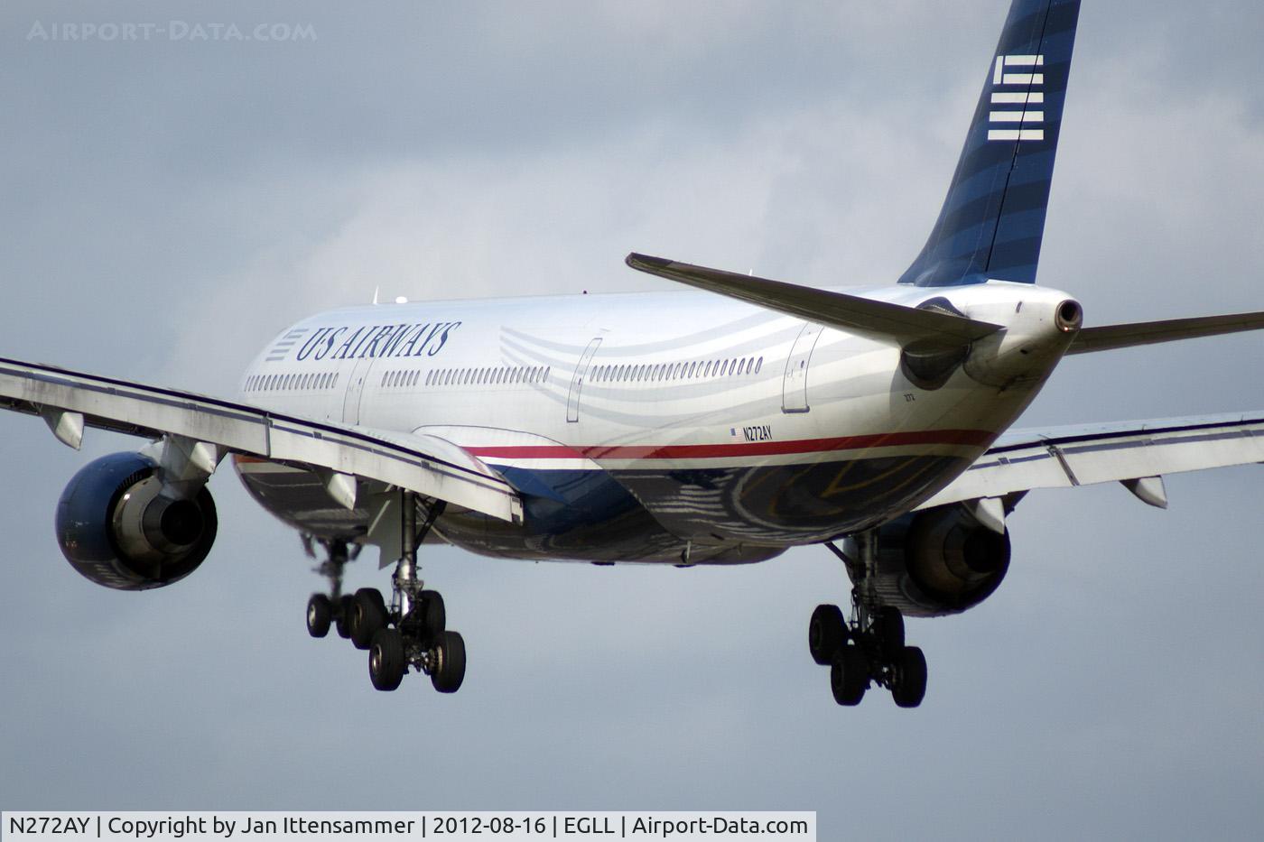 N272AY, 2000 Airbus A330-323 C/N 333, n212ay @ egll