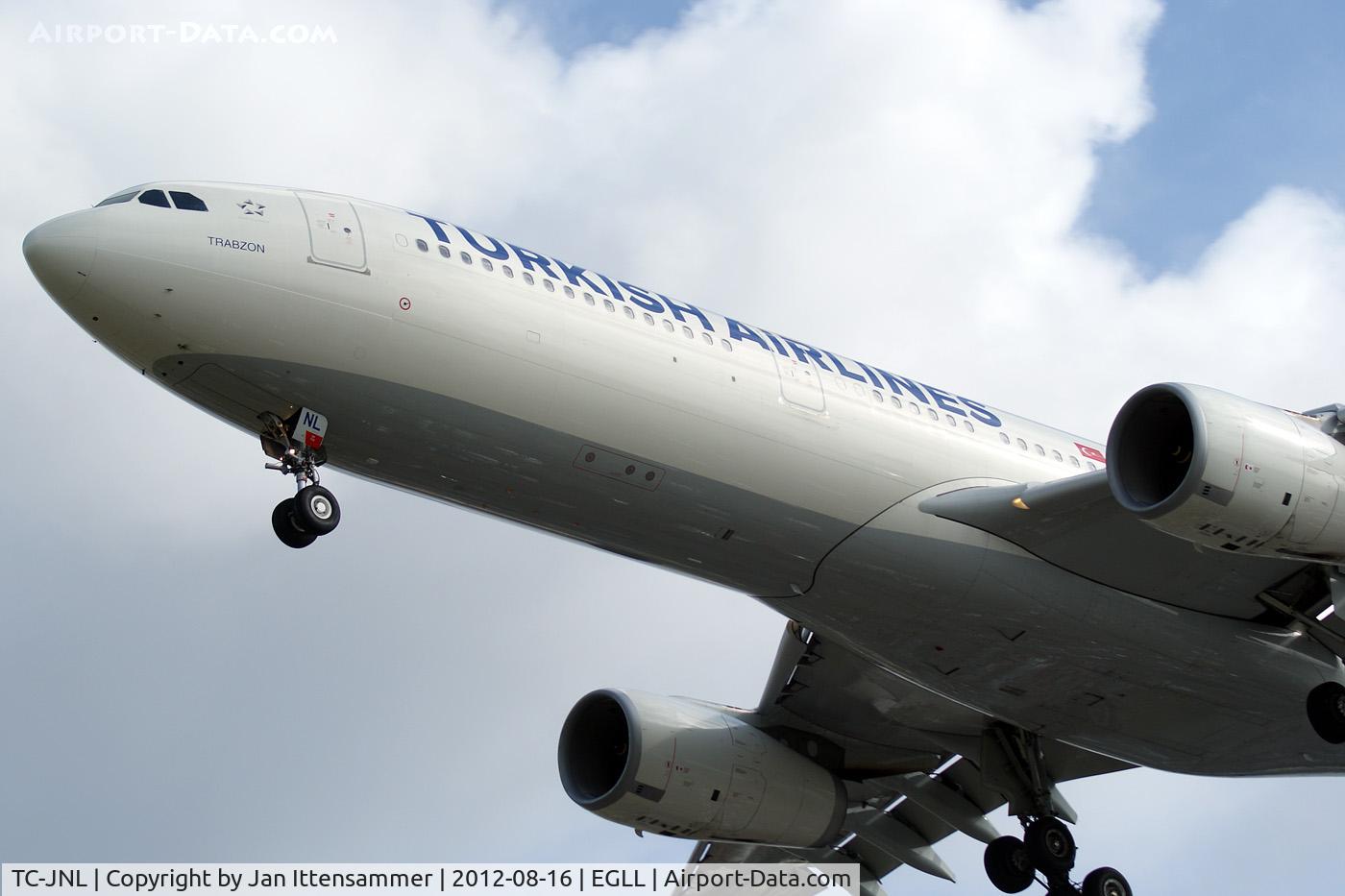TC-JNL, 2010 Airbus A330-343X C/N 1204, tc-jnl @ egll