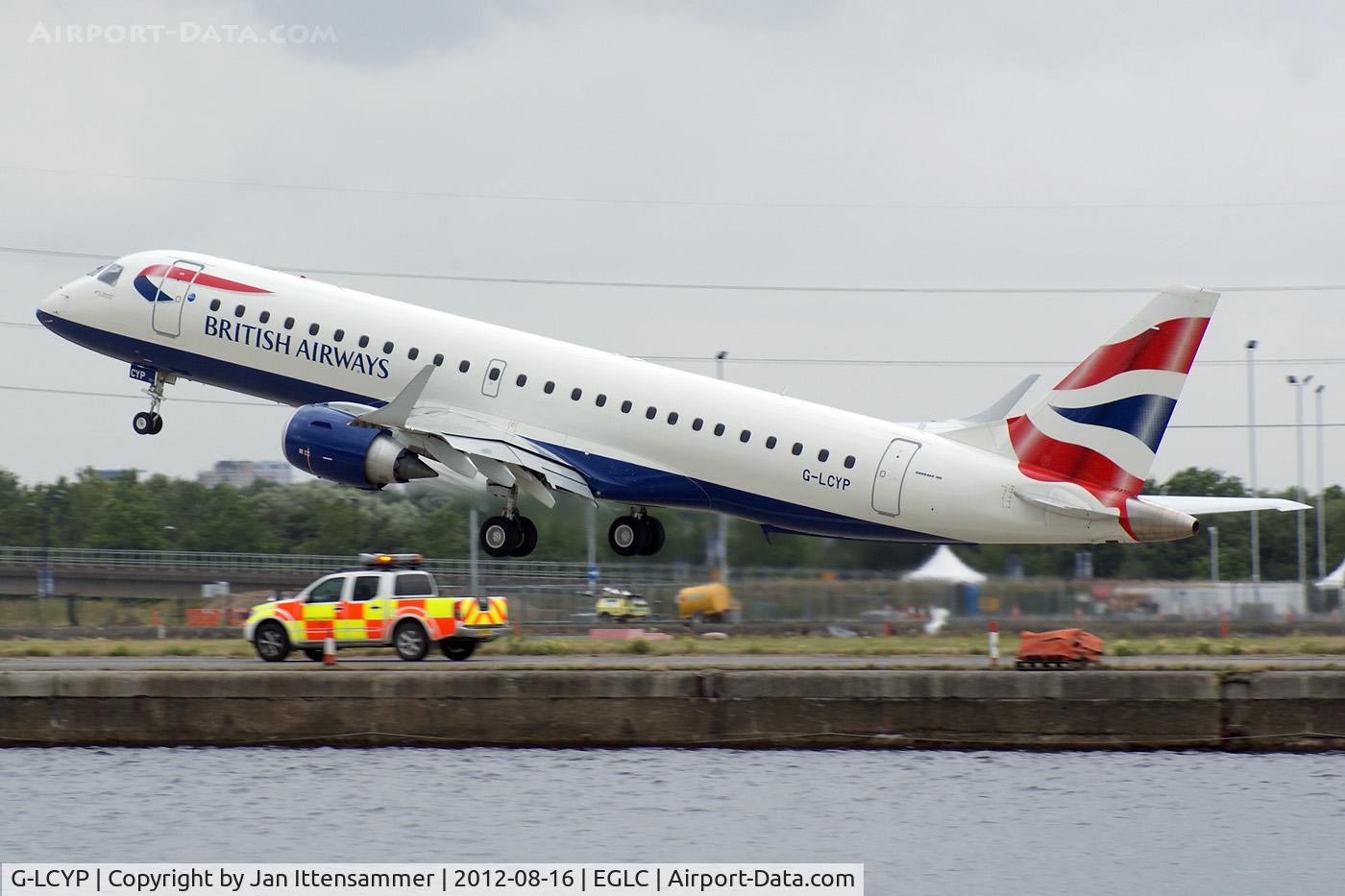 G-LCYP, 2011 Embraer 190SR (ERJ-190-100SR) C/N 19000443, G-LCYP @ EGLC