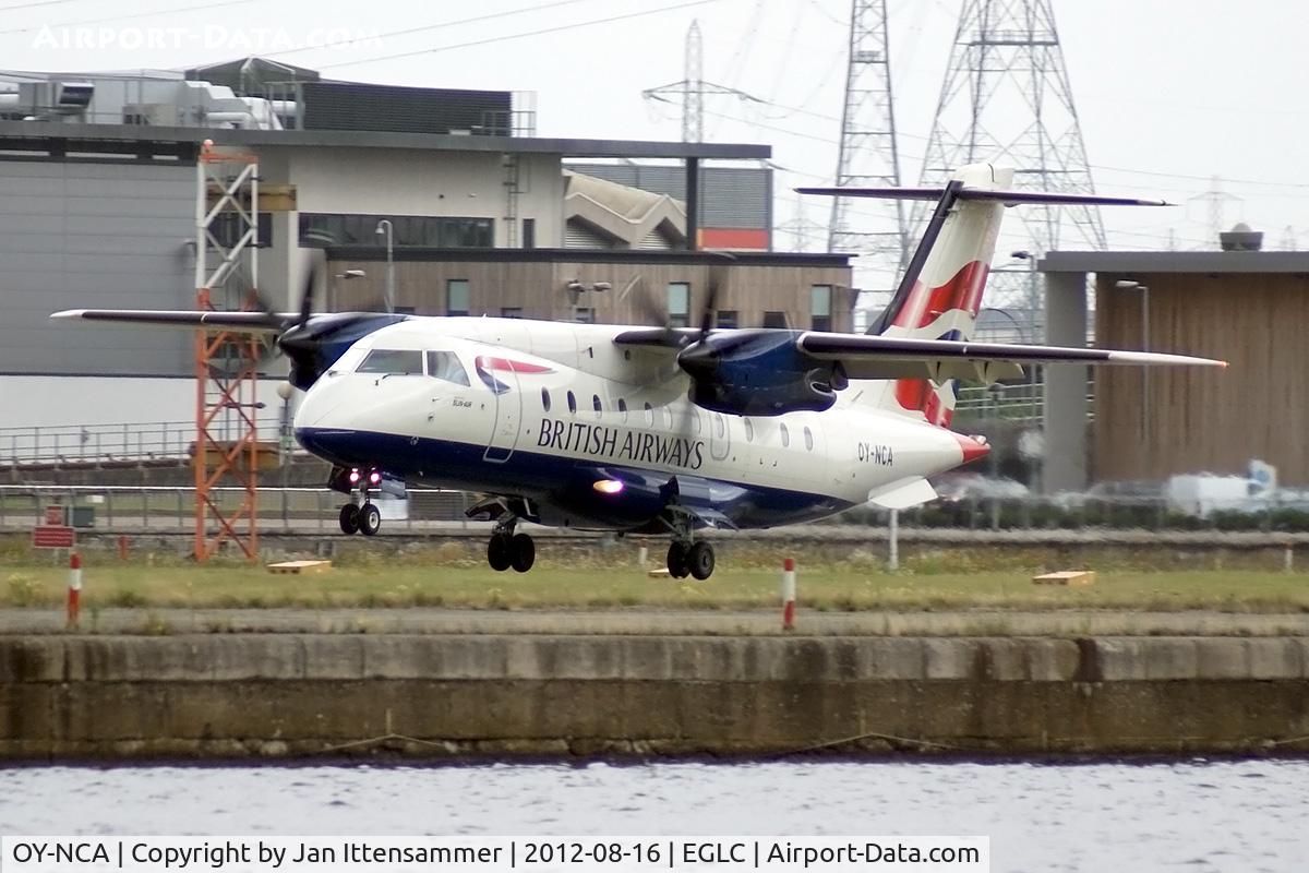 OY-NCA, 1995 Dornier 328-100 (C-146A Wolfhound) C/N 3047, OY-NCA @ EGLC