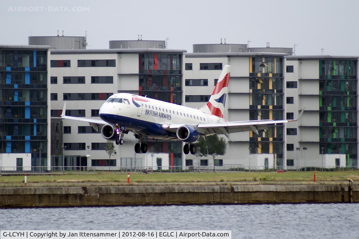 G-LCYH, 2009 Embraer 170STD (ERJ-170-100STD) C/N 17000302, G-LCYH @ EGLC