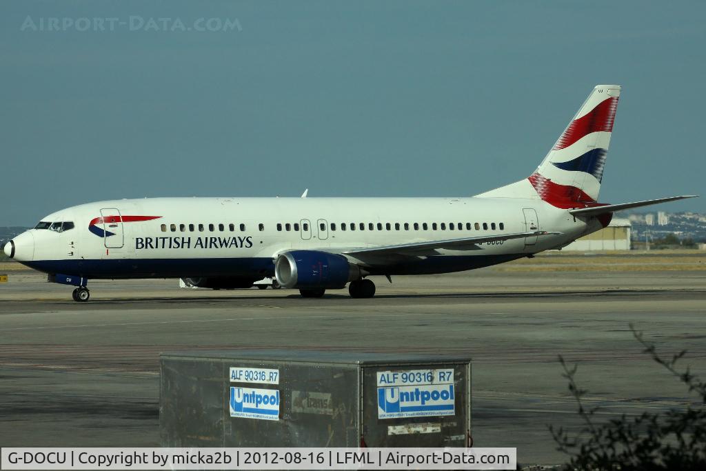 G-DOCU, 1992 Boeing 737-436 C/N 25854, Taxiing