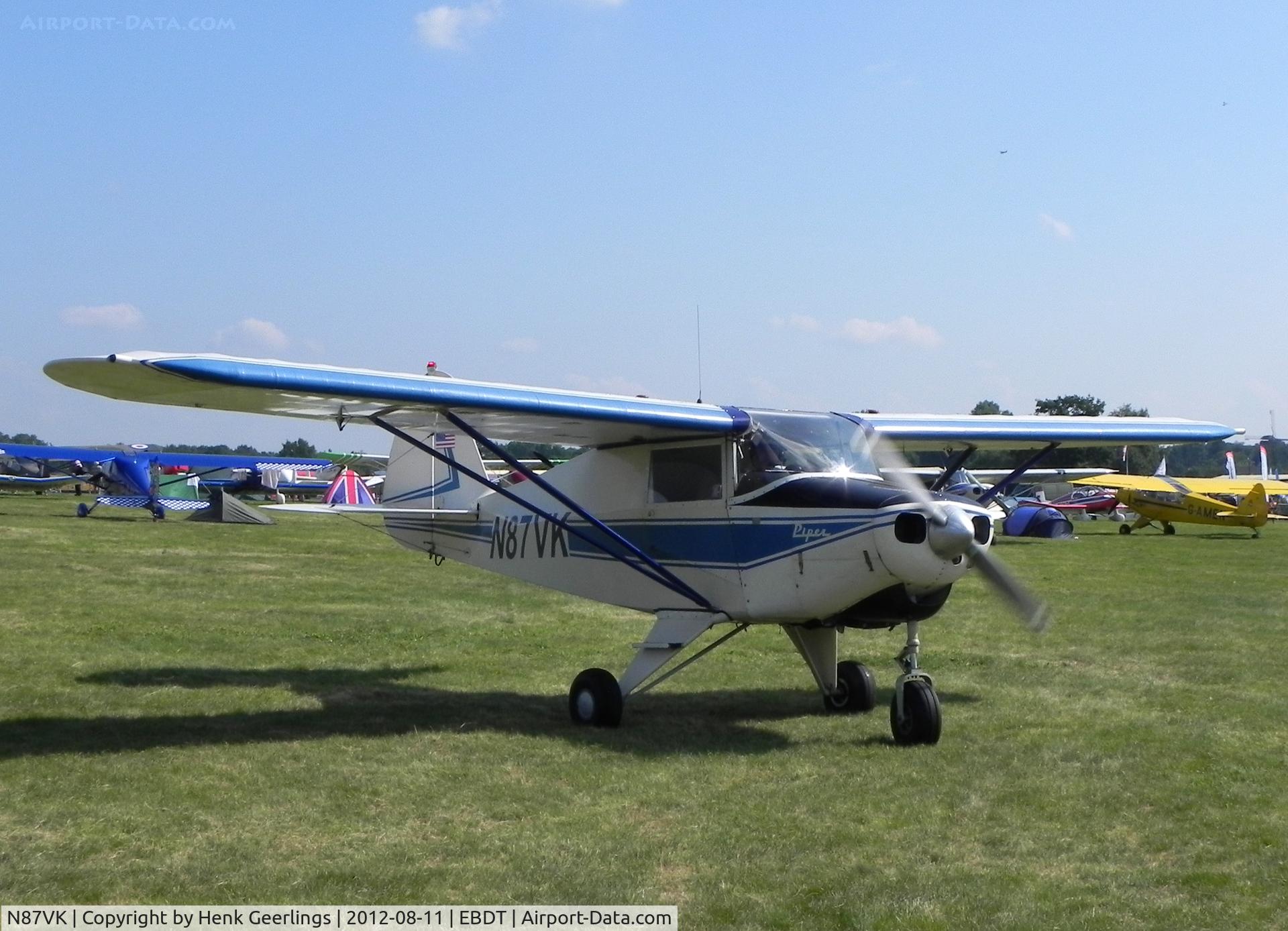 N87VK, 1960 Piper PA-22-108 Colt Colt C/N 22-8879, Oldtimer Fly In Schaffen Diest  , Belgium ,  August 2012