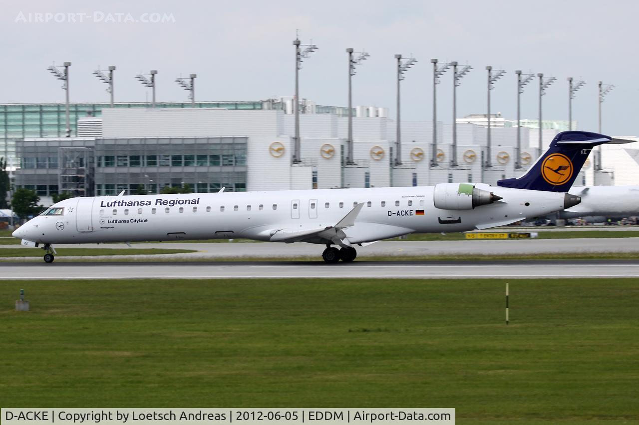 D-ACKE, 2006 Bombardier CRJ-900LR (CL-600-2D24) C/N 15081, DLH Regional