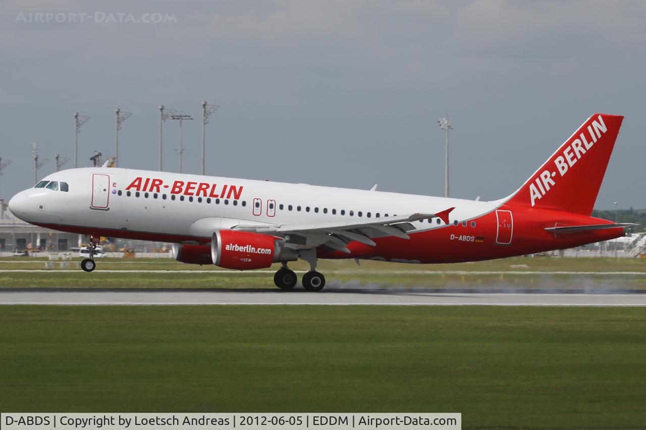 D-ABDS, 2007 Airbus A320-214 C/N 3289, Air Berlin