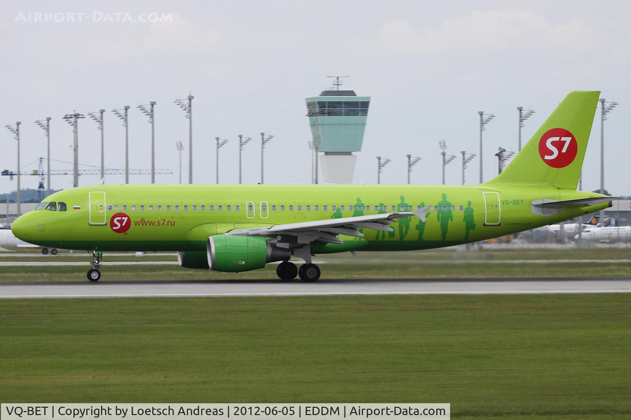 VQ-BET, 2009 Airbus A320-214 C/N 4150, S7 - Russian