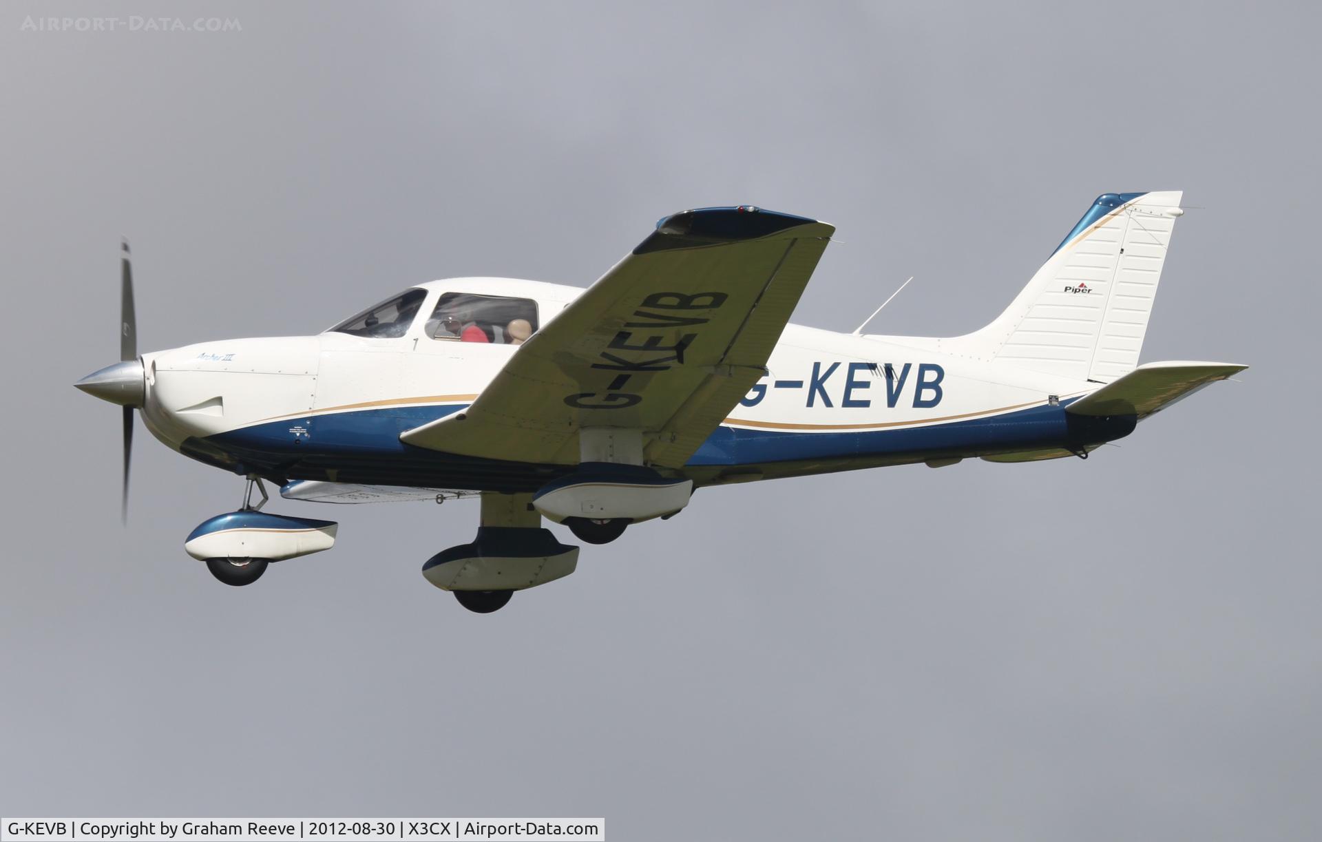 G-KEVB, 1997 Piper PA-28-181 Cherokee Archer III C/N 2843098, Airbourne at Northrepps.