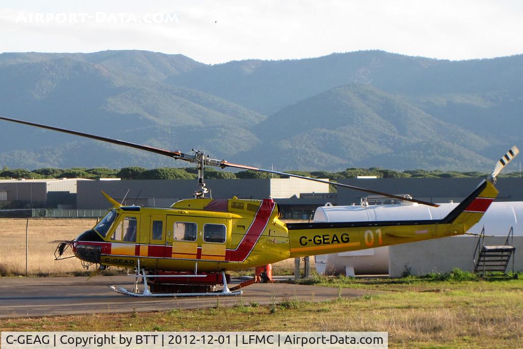 C-GEAG, 1978 Bell 205A-1 C/N 30262, Home base Le Luc