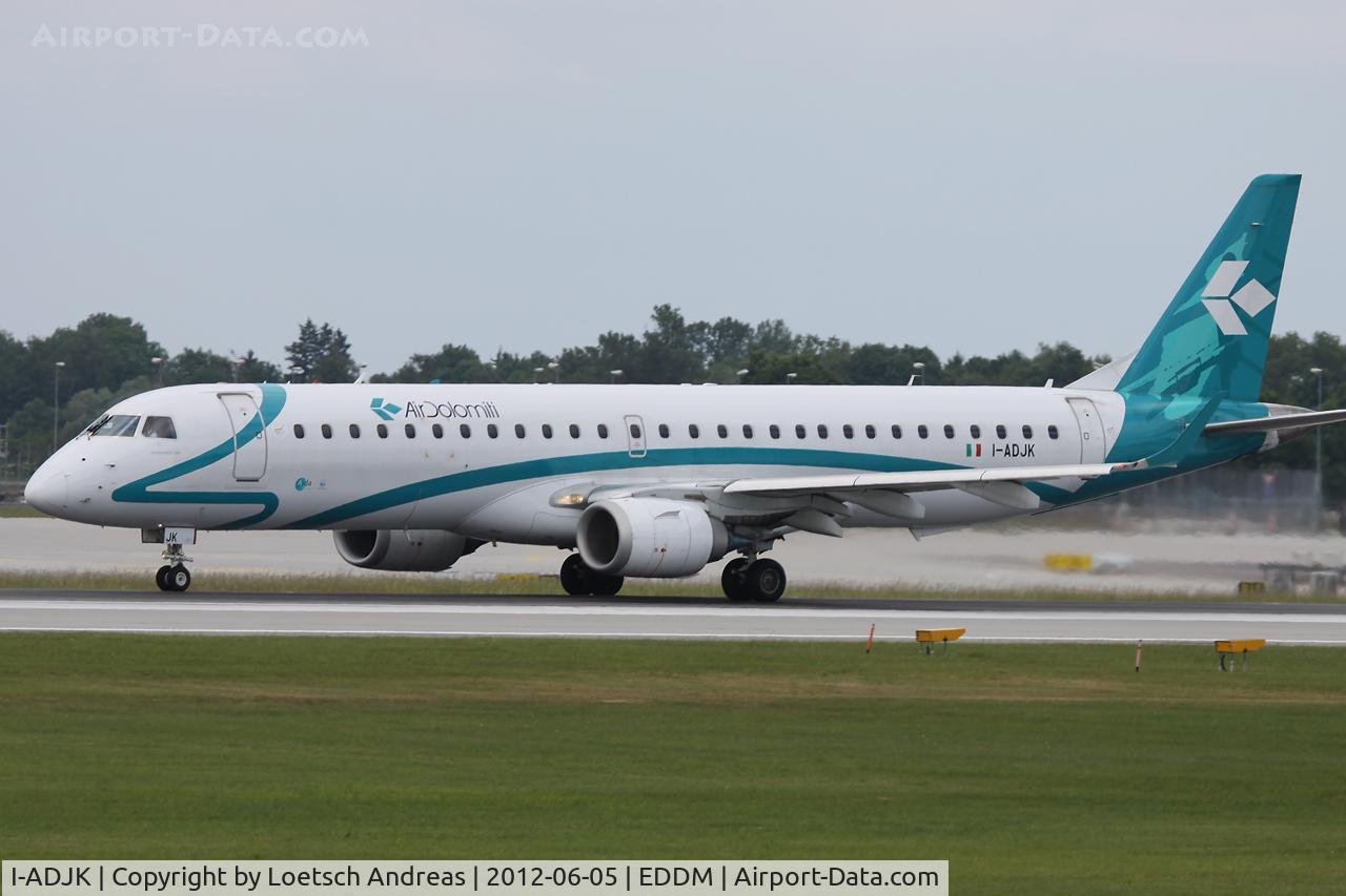 I-ADJK, 2009 Embraer 195LR (ERJ-190-200LR) C/N 19000245, Dolomiti