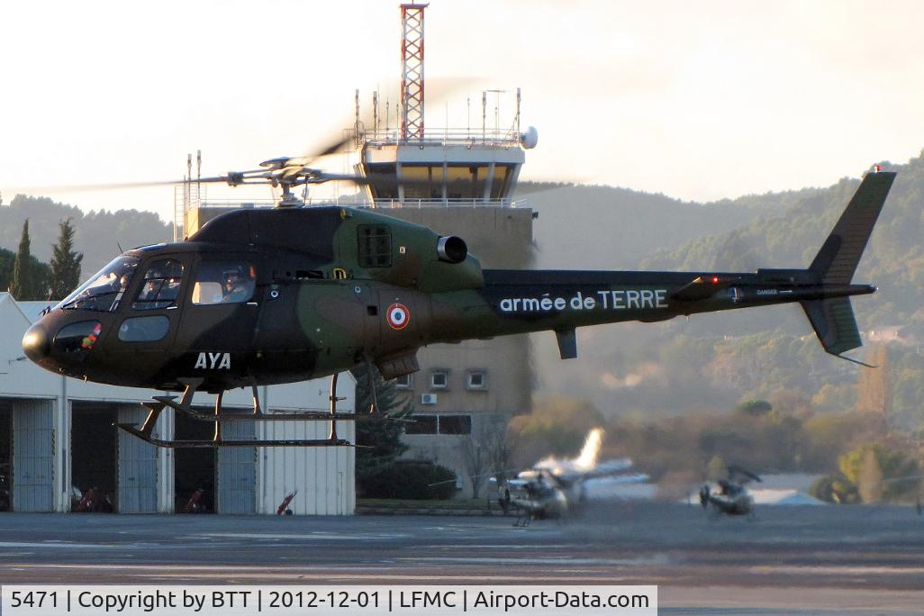 5471, Aerospatiale AS-555UN Fennec C/N 5471, Return training flight