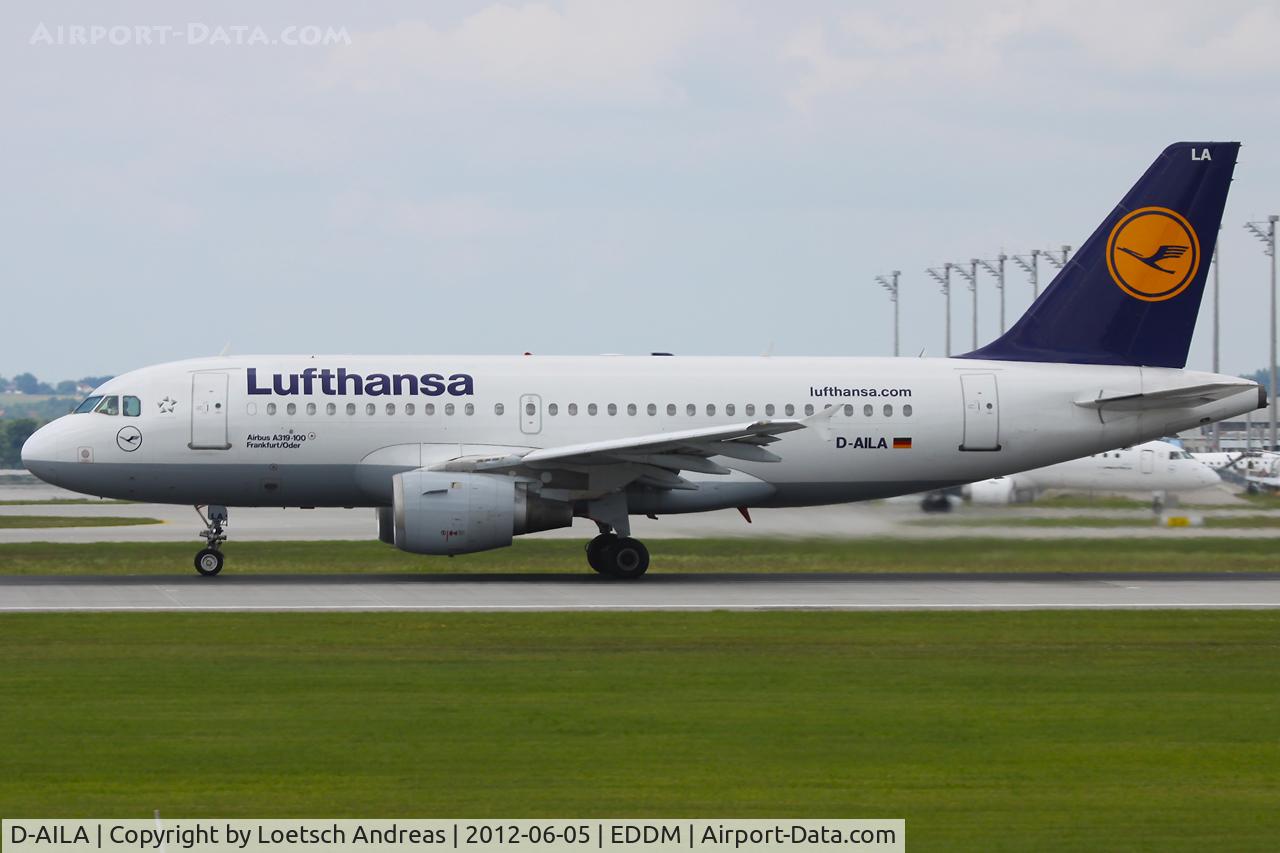D-AILA, 1996 Airbus A319-114 C/N 609, Frankfurt/Oder