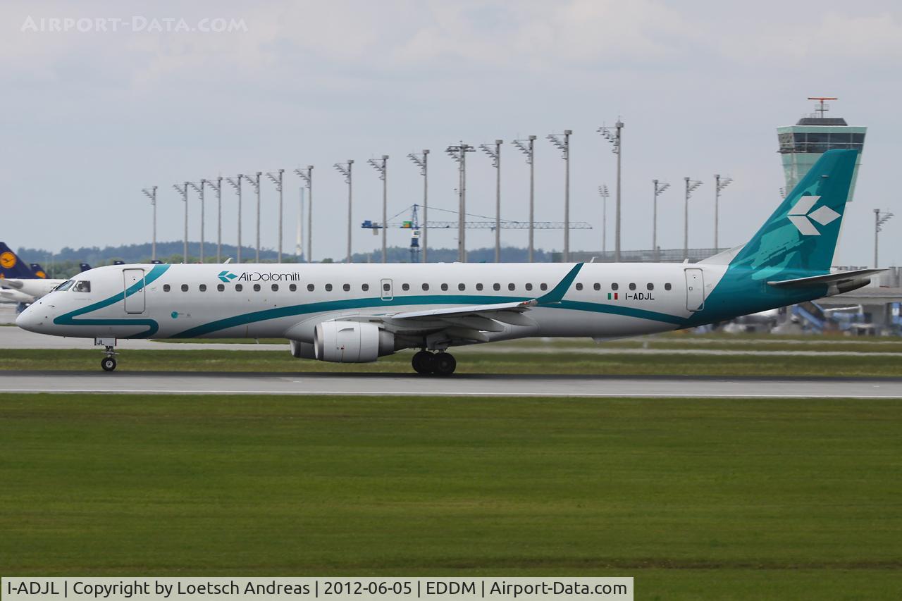 I-ADJL, 2009 Embraer 195LR (ERJ-190-200LR) C/N 19000256, Dolomiti
