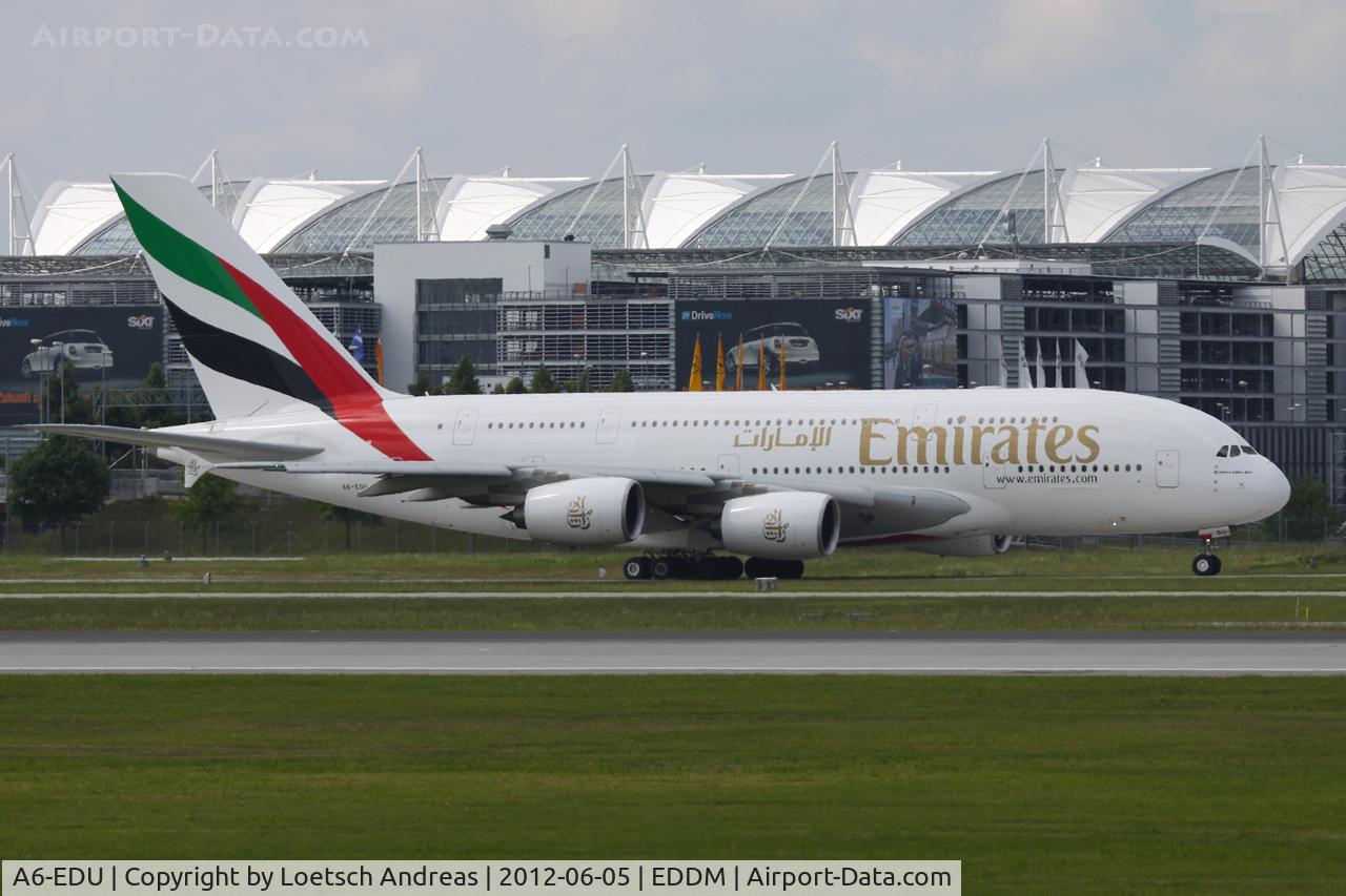 A6-EDU, 2011 Airbus A380-861 C/N 098, UAE50