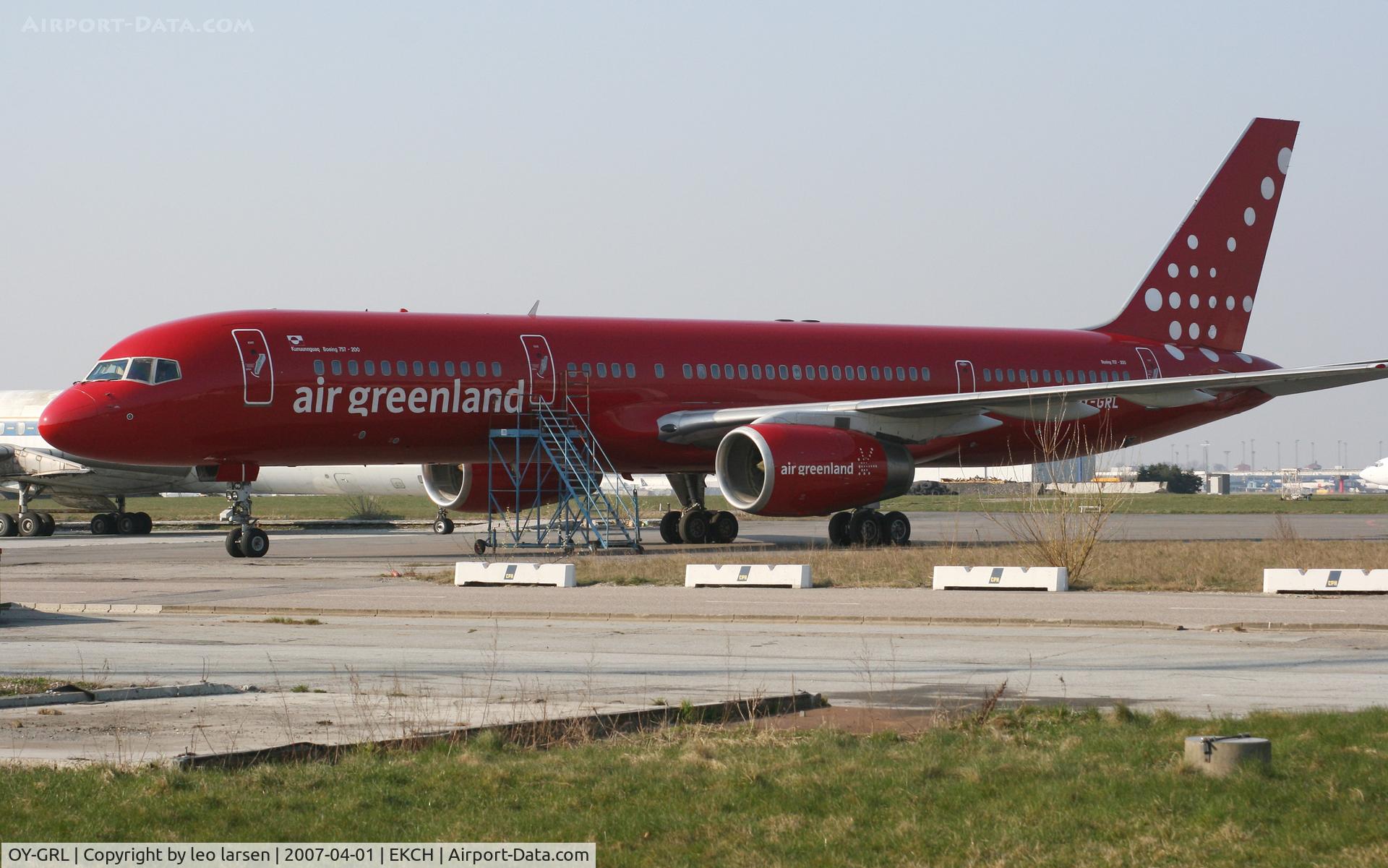 OY-GRL, 1992 Boeing 757-236 C/N 25620, Copenhagen Kastrup 1.4.07