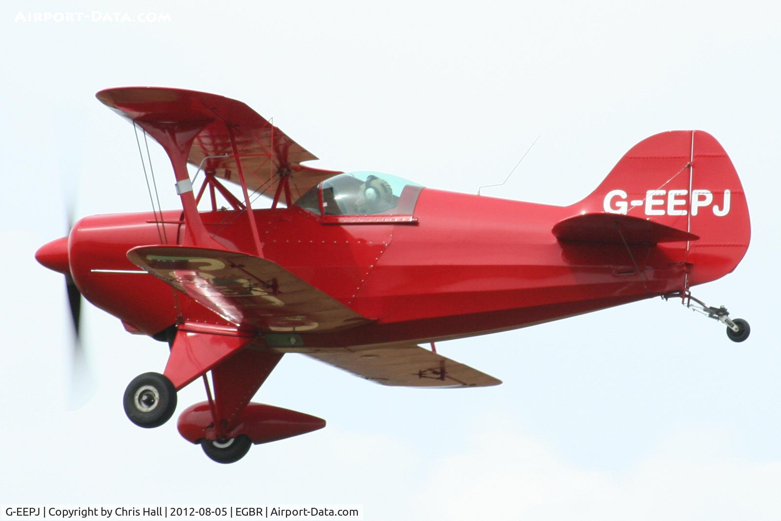 G-EEPJ, 1991 Pitts S-1S Special C/N PFA 009-11557, The Real Aeroplane Club's Summer Madness Fly-In, Breighton