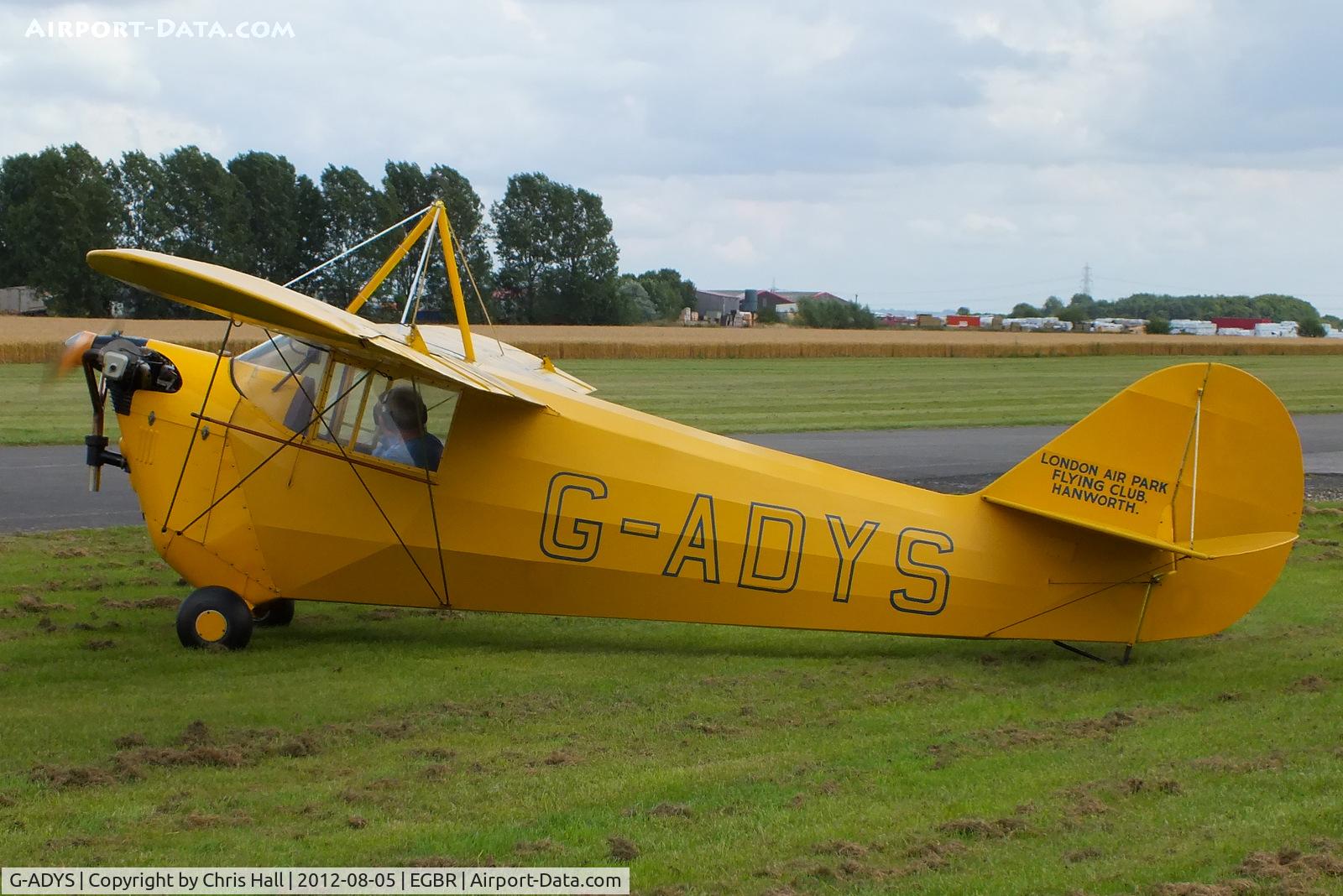G-ADYS, 1935 Aeronca C-3 C/N A-600, The Real Aeroplane Club's Summer Madness Fly-In, Breighton