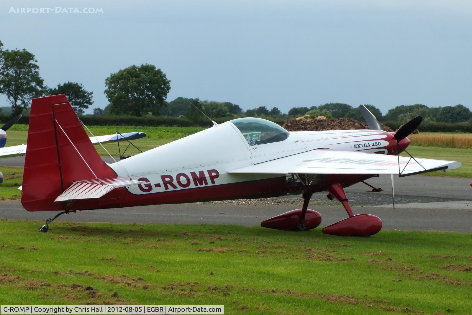 G-ROMP, 1987 Extra EA-230H C/N 001, The Real Aeroplane Club's Summer Madness Fly-In, Breighton