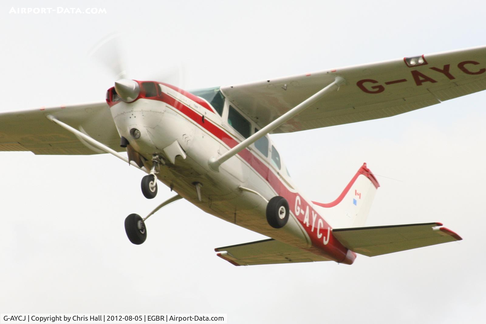 G-AYCJ, 1968 Cessna TP206D Turbo Super Skylane C/N T206-0552, The Real Aeroplane Club's Summer Madness Fly-In, Breighton