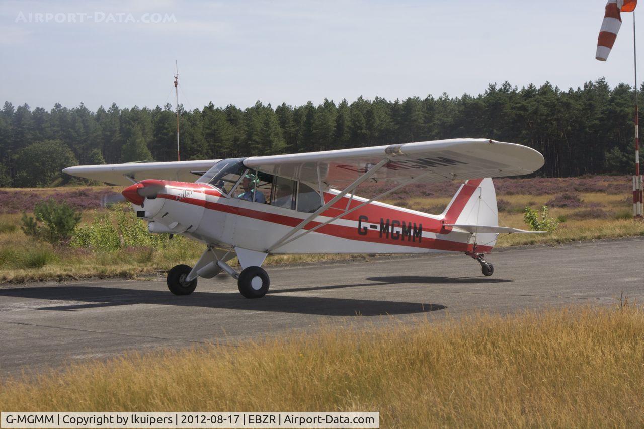 G-MGMM, 1979 Piper PA-18-150 Super Cub C/N 18-7909189, At the Photo Flying Days at Zoersel in August 2012