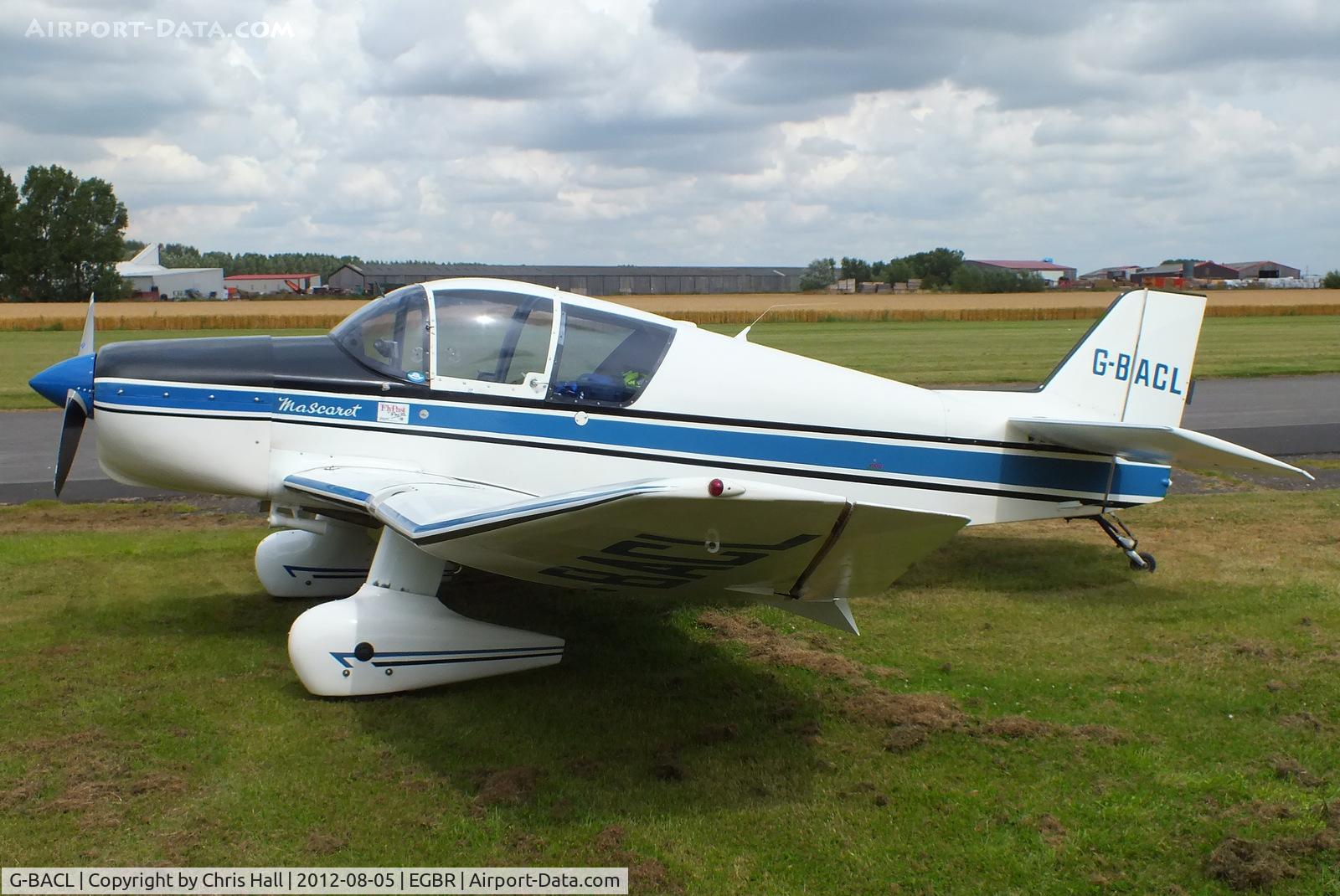 G-BACL, 1963 SAN Jodel D-150 Mascaret C/N 31, The Real Aeroplane Club's Summer Madness Fly-In, Breighton