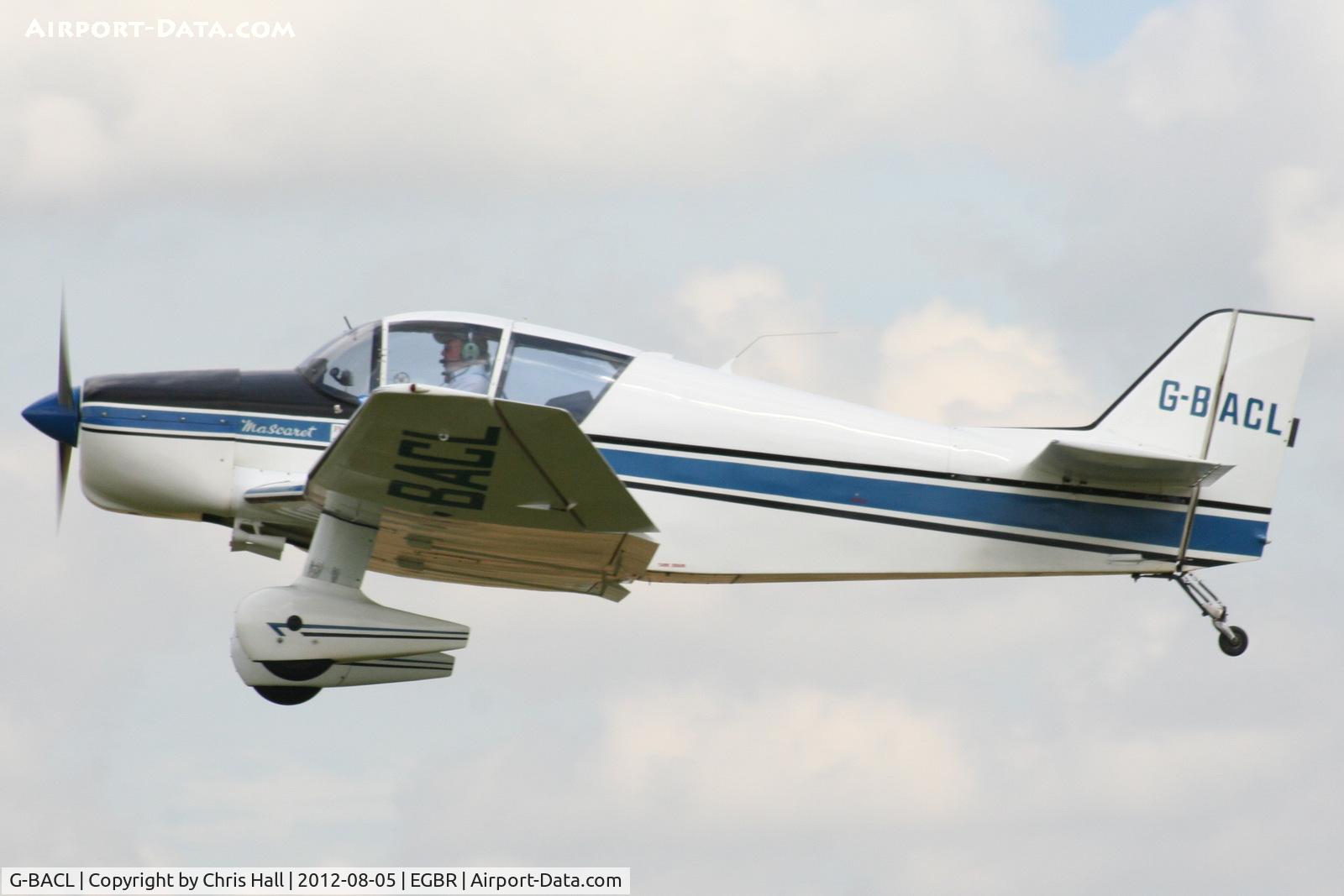 G-BACL, 1963 SAN Jodel D-150 Mascaret C/N 31, The Real Aeroplane Club's Summer Madness Fly-In, Breighton