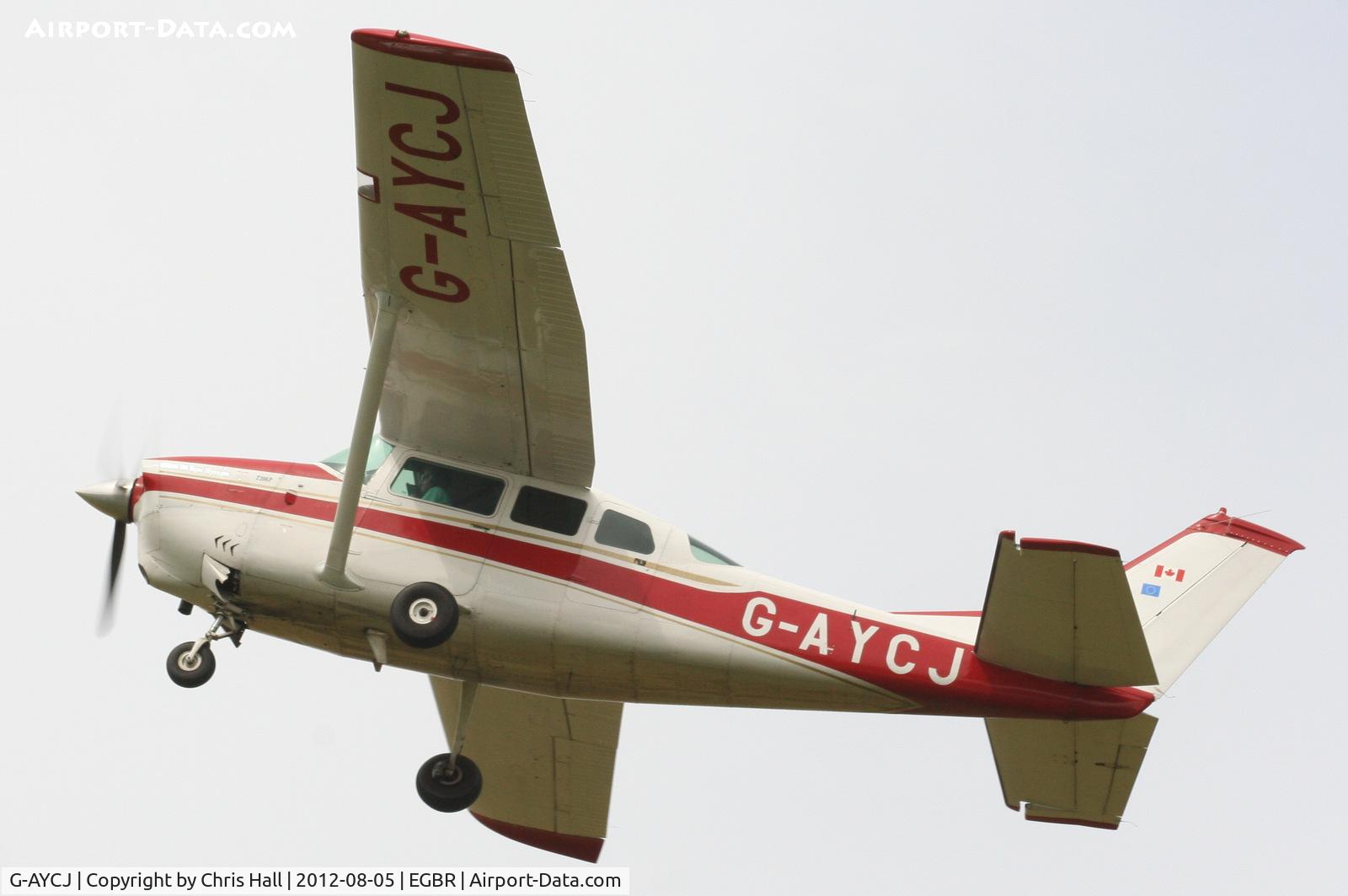 G-AYCJ, 1968 Cessna TP206D Turbo Super Skylane C/N T206-0552, The Real Aeroplane Club's Summer Madness Fly-In, Breighton