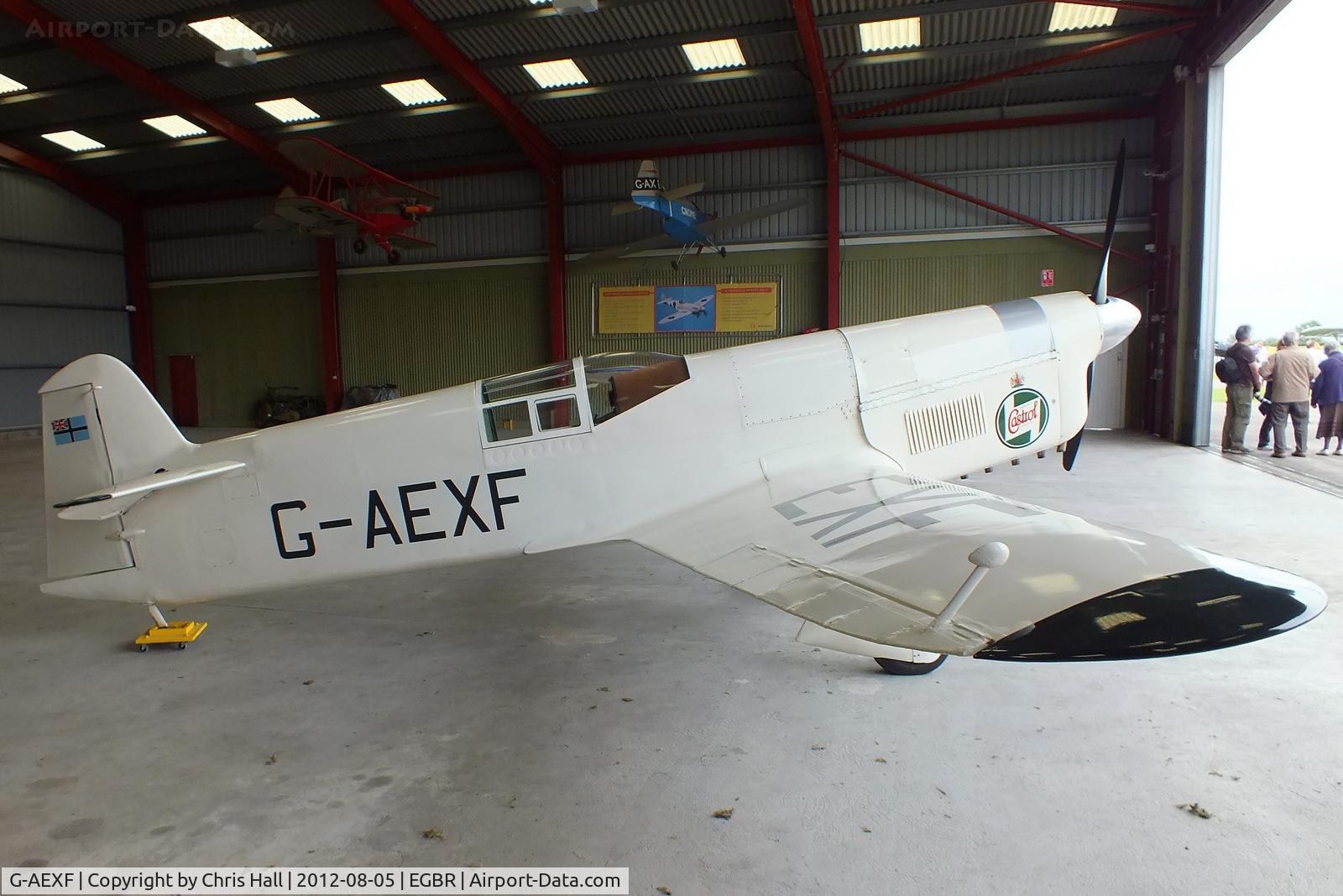 G-AEXF, 1936 Percival E-2H Mew Gull C/N E22, The Real Aeroplane Club's Summer Madness Fly-In, Breighton
