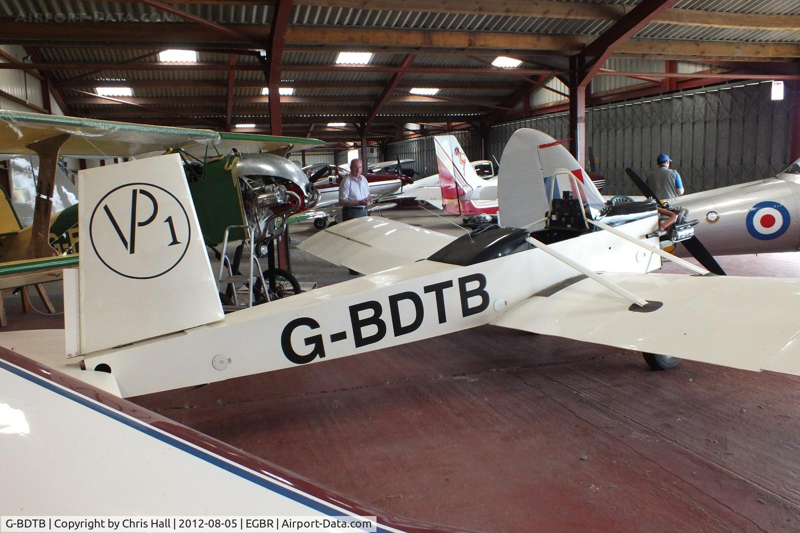 G-BDTB, 1981 Evans VP-1 Series 2 Volksplane C/N PFA 7009, The Real Aeroplane Club's Summer Madness Fly-In, Breighton